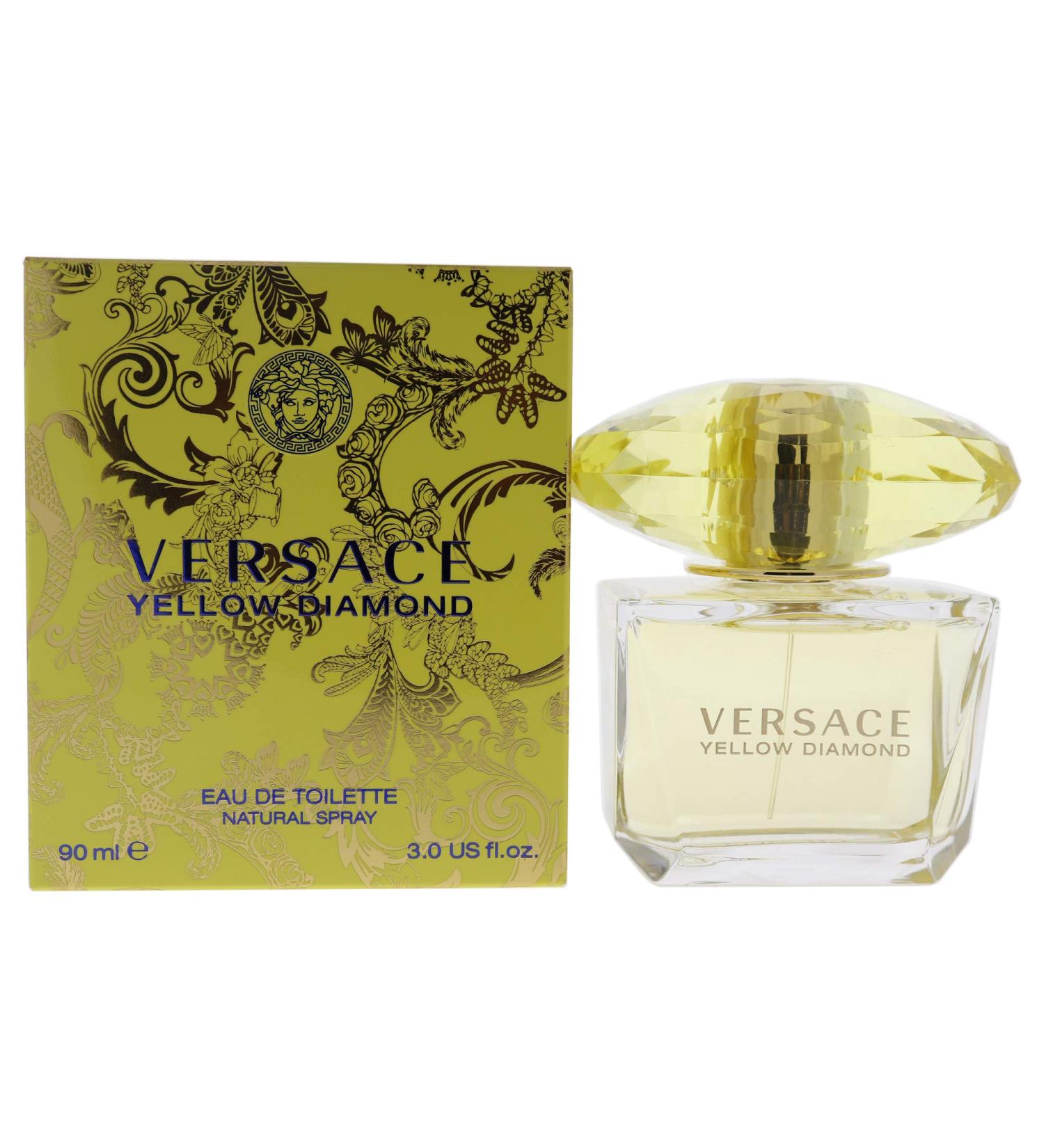 Versace Yellow Diamond Eau de Toilette Spray 3 Fluid Ounce 3 Fl Oz (Pack of 1)