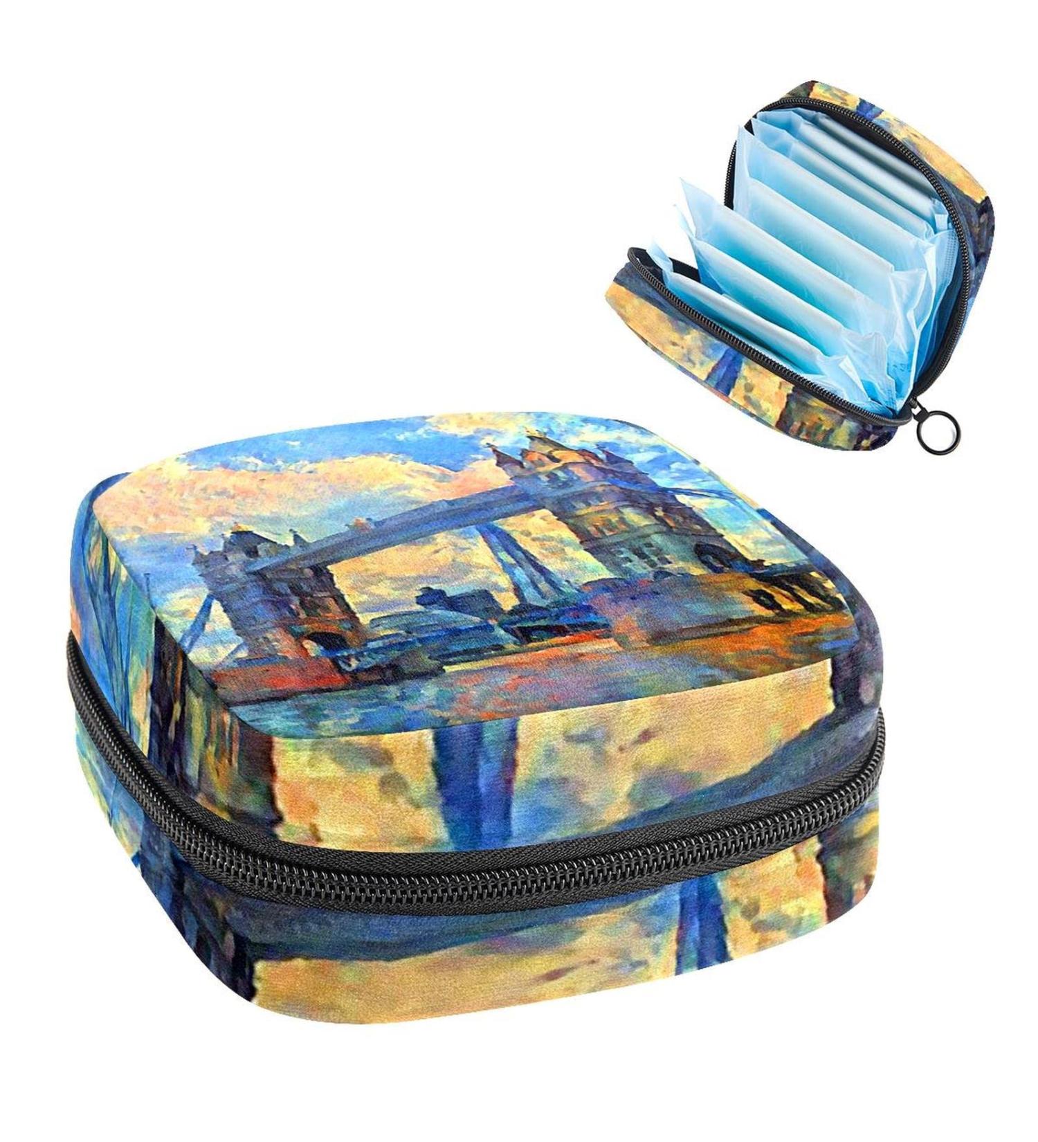 Buy Women's Bonds Storage Pockets Stillpad Waller - Portable Oil Painting London Bridge Period Kit Bag | Stylish & Functional Feminine Products for Women & Girls - Buy Online on GoSupps.com