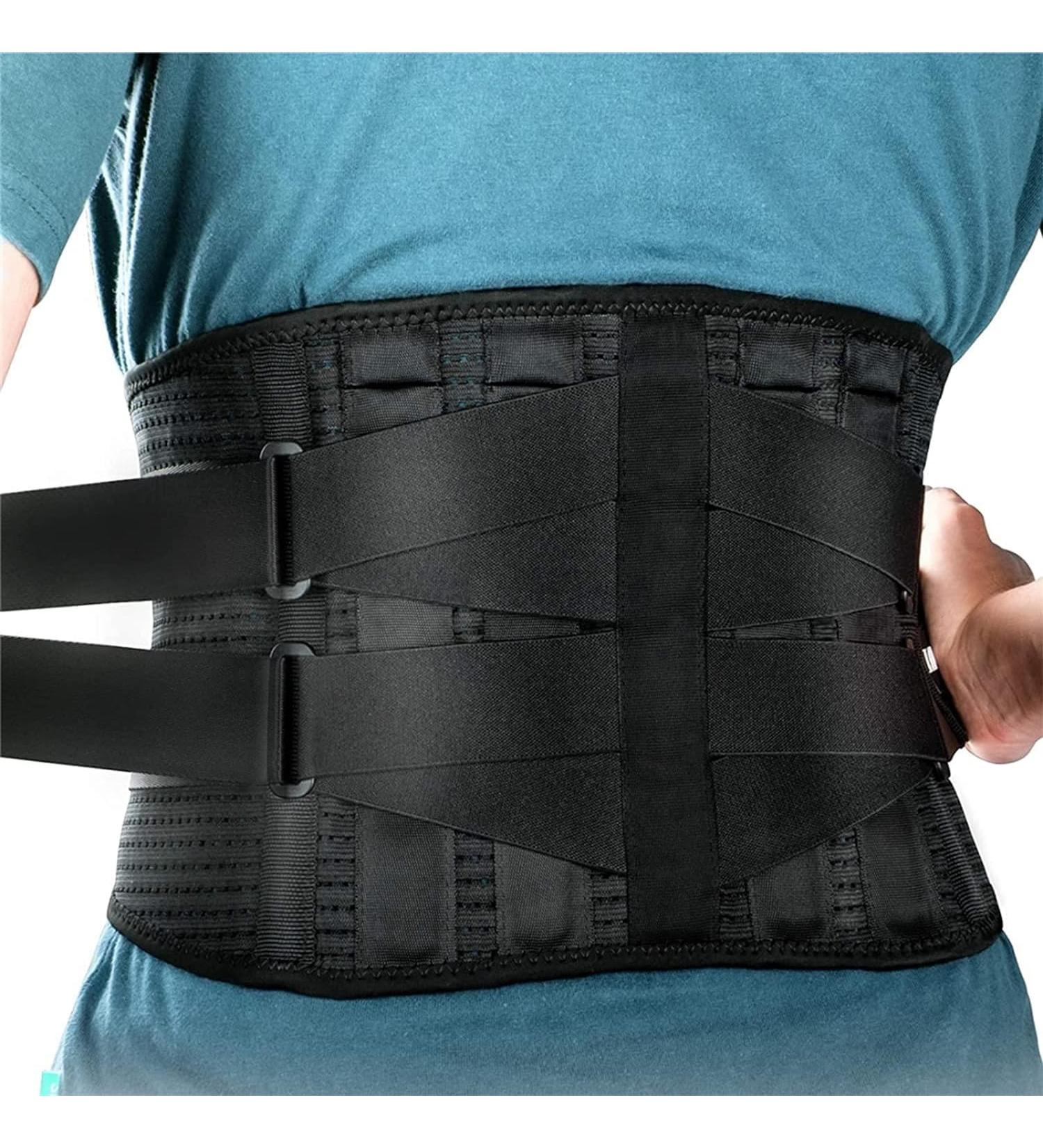 Orangehome XXL Lower Back Support Belt for Men and Women - Instant Pain Relief for Sciatica, Herniated Disc, Scoliosis - Waist 55.1-66.9 - Back Brace for Ultimate Support - Buy Online on GoSupps.com