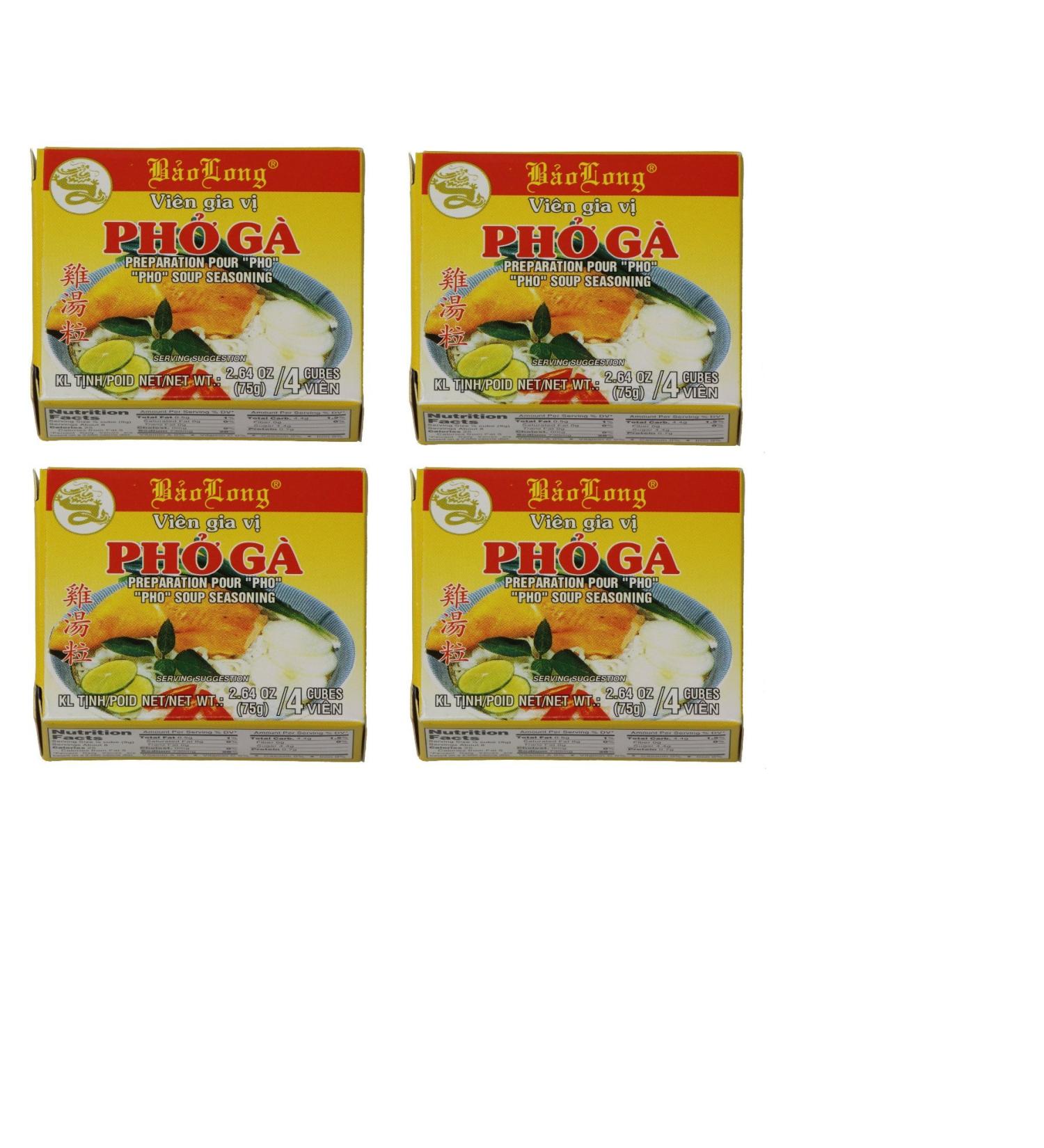 Baolong Pho Ga Bouillon-Cube 4 x 75 g