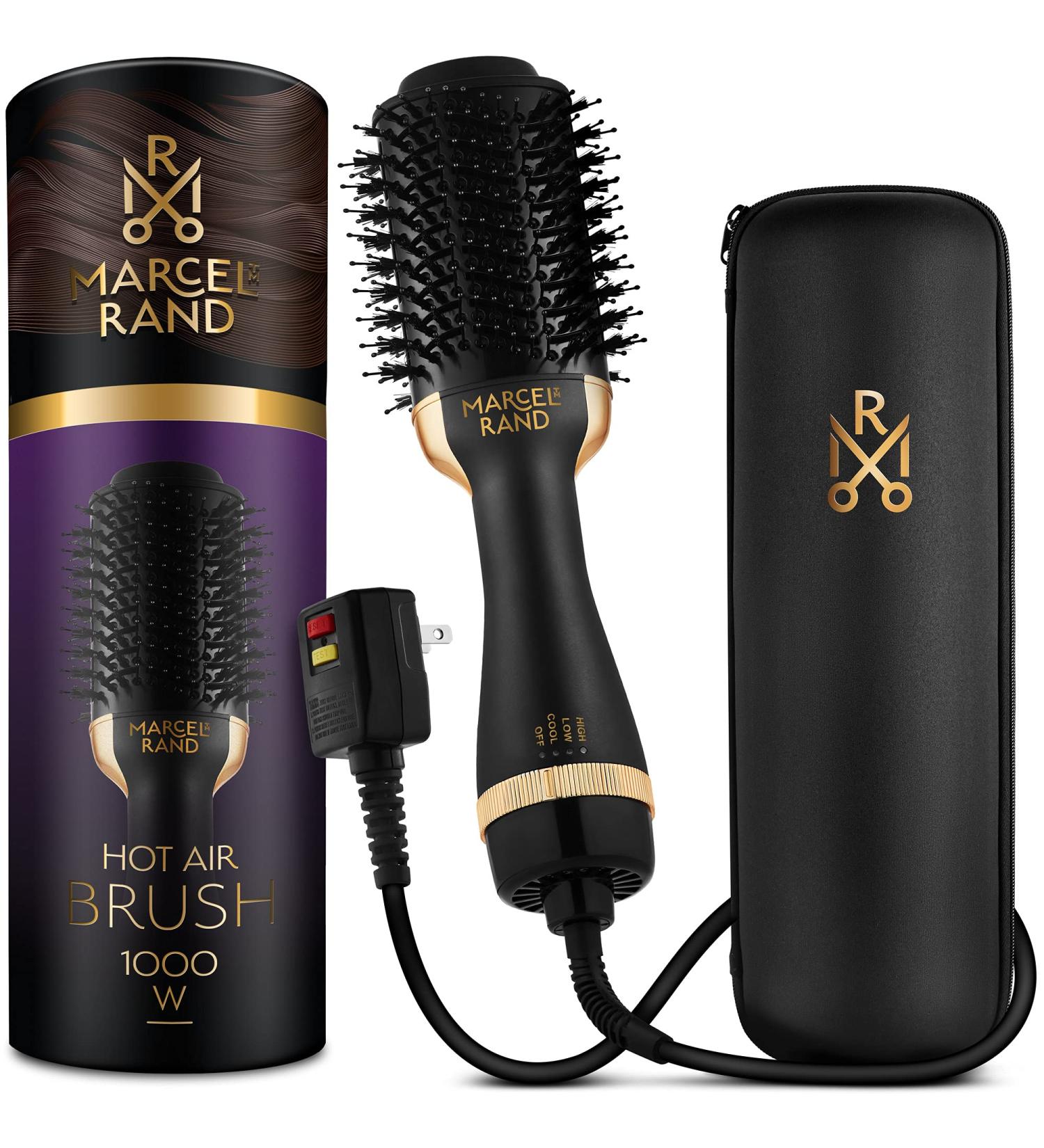 2-in-1 Volumizing Hair Dryer Brush for Women | Oval Blow Dryer Brush 75MM | Includes Hard Travel Case and Gift Box - Buy Online on GoSupps.com
