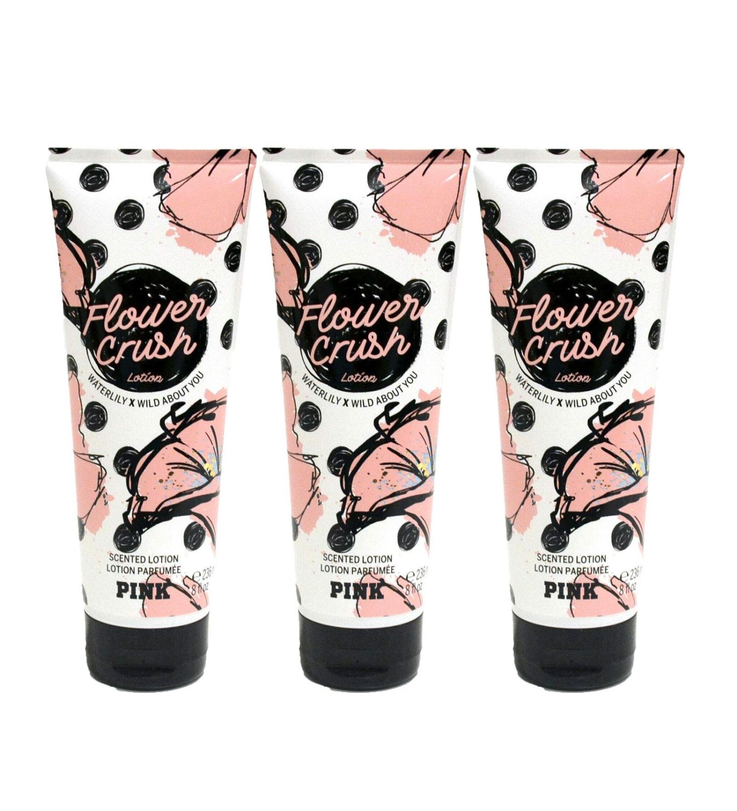 Victoria's Secret Pink Flower Crush Body Lotion Lot of 3