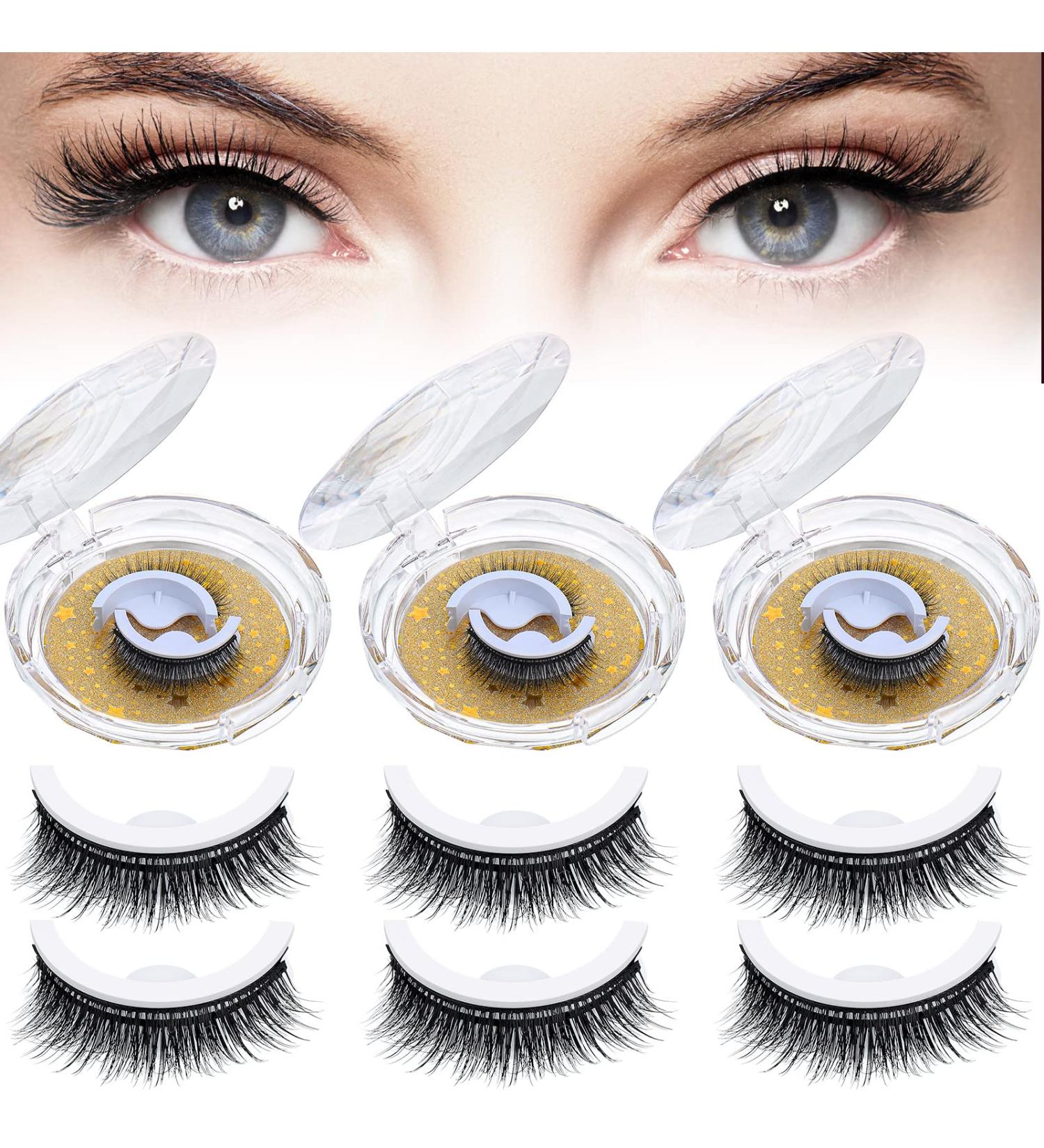 Loopeer 6 Pairs Reusable Self Adhesive Eyelashes - Natural Look False Lashes for Women/Girls (Novel Style) - Buy Online on GoSupps.com