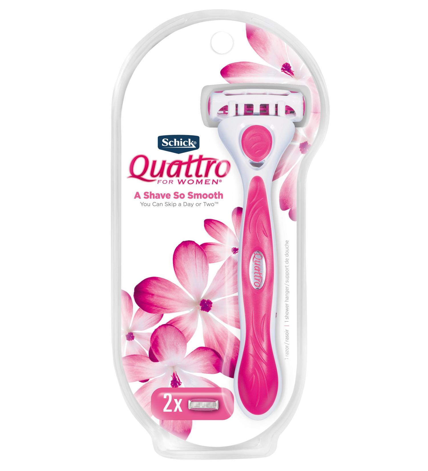 Schick Quattro for Women High Performance Razor - 1 Razor | Packaging May Vary - Buy Online on GoSupps.com