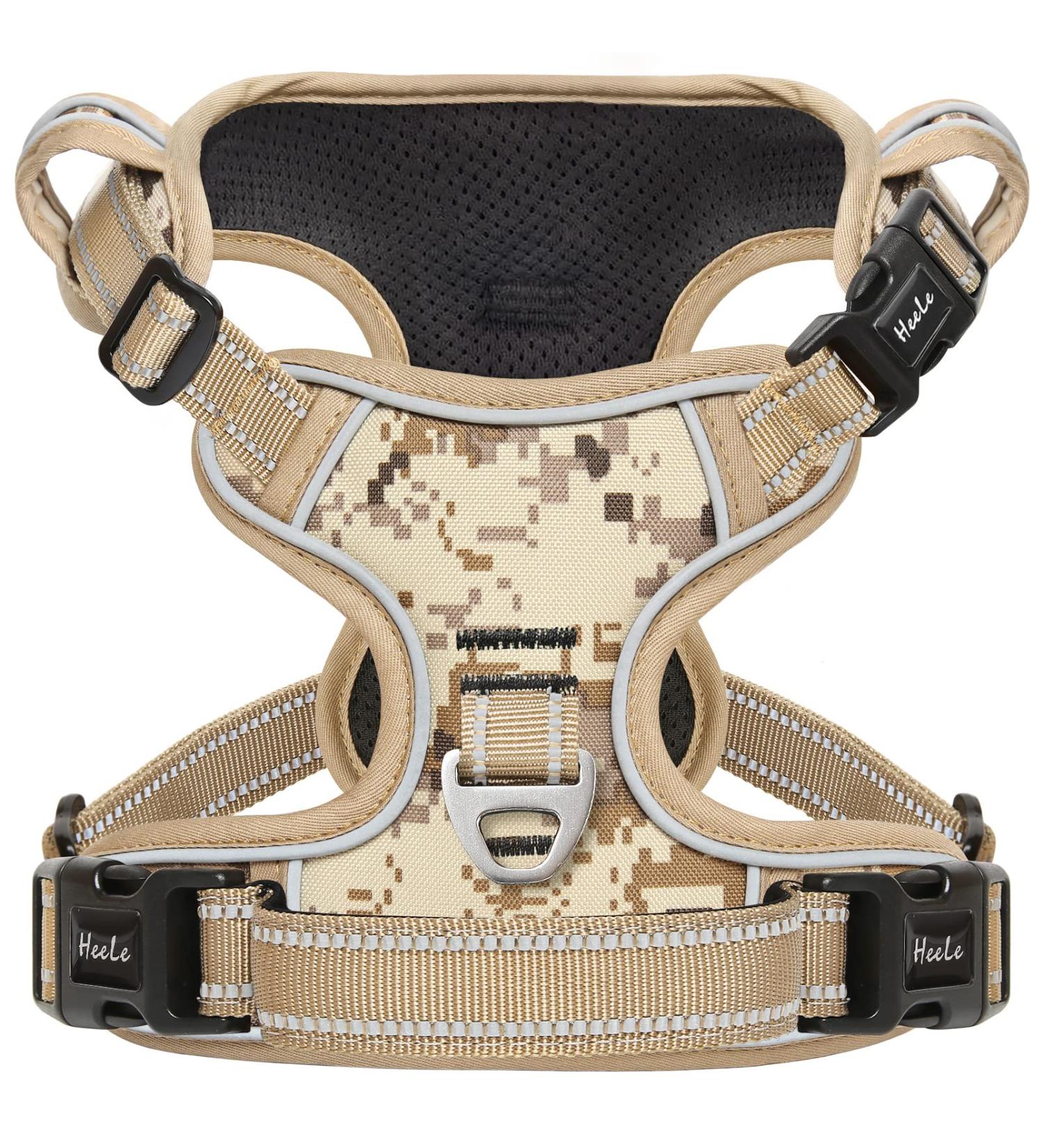 Buy Heele Dog Crockery & Large Dog Harness | Front & Back Clips Neck Release - International Shipping - Buy Online on GoSupps.com