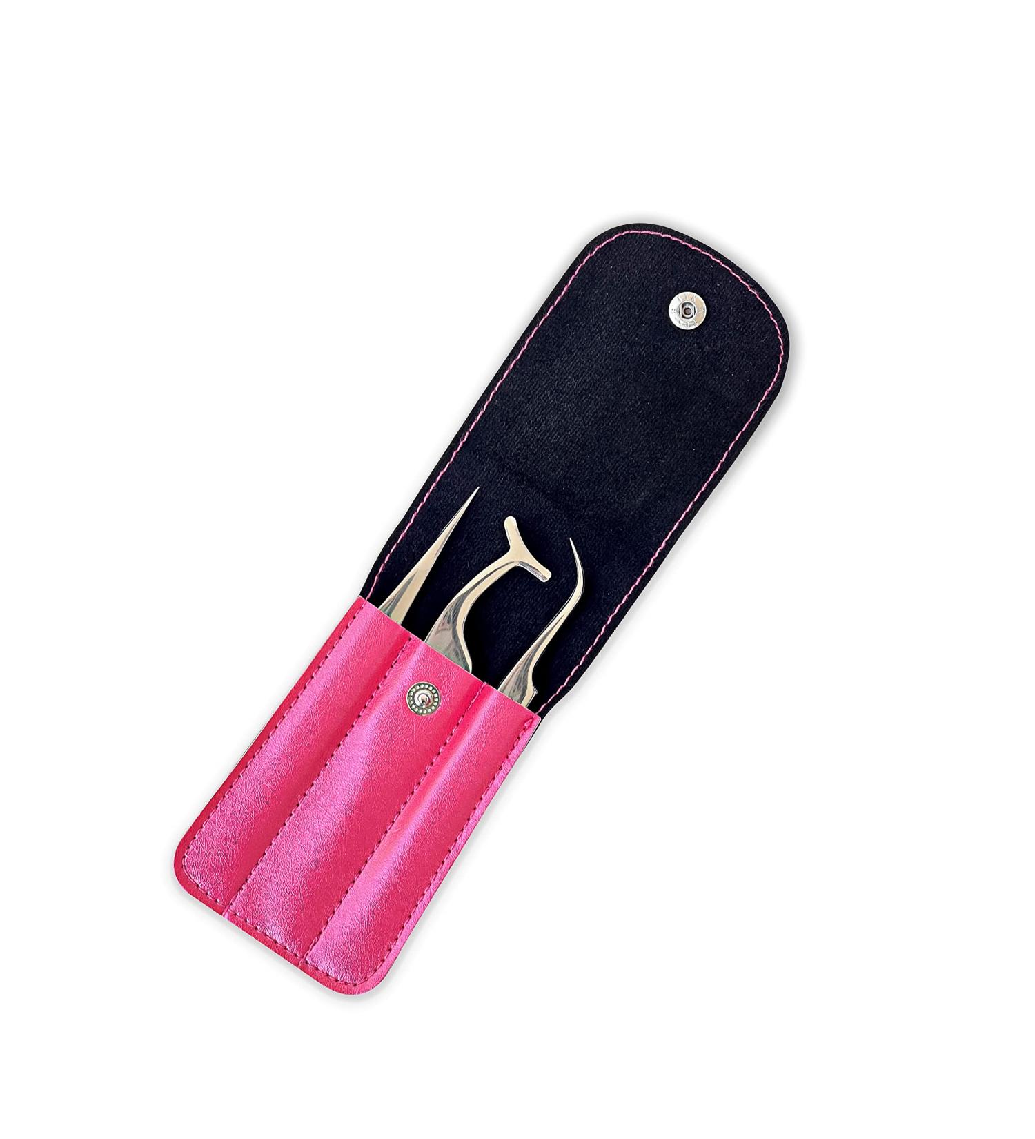 Saffa 3 Pcs Eyelash Extension Supplies Set - Professional Stainless Steel Lash Applicator & Removal Tweezers Kit - Buy Online on GoSupps.com