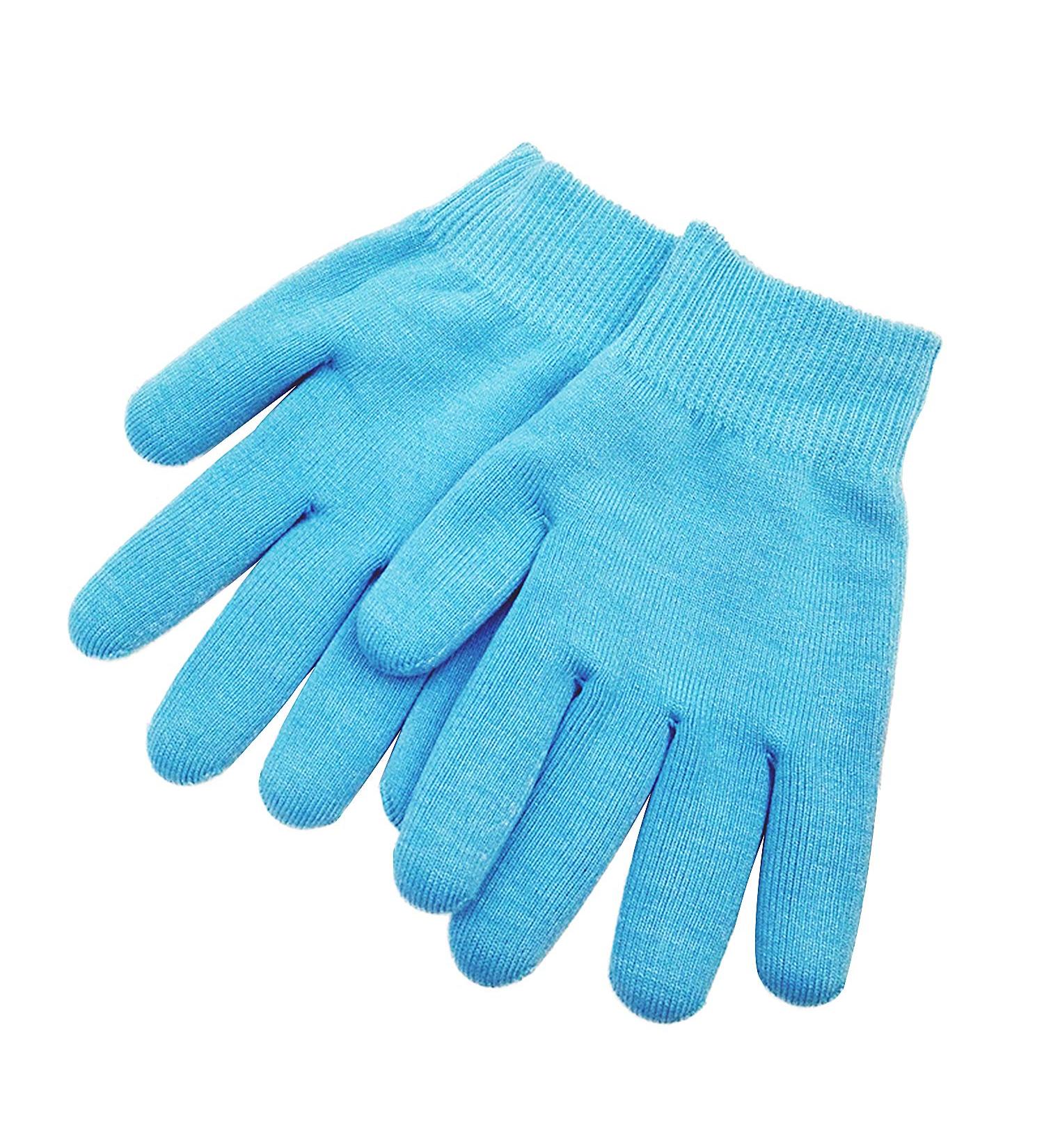 Pinkiou Moisturizing Cotton Gloves for Dry Hands | Eczema Relief and Whitening | Women's Softening and Moisturizing Spa Gel Inner Gloves - Blue - Buy Online on GoSupps.com