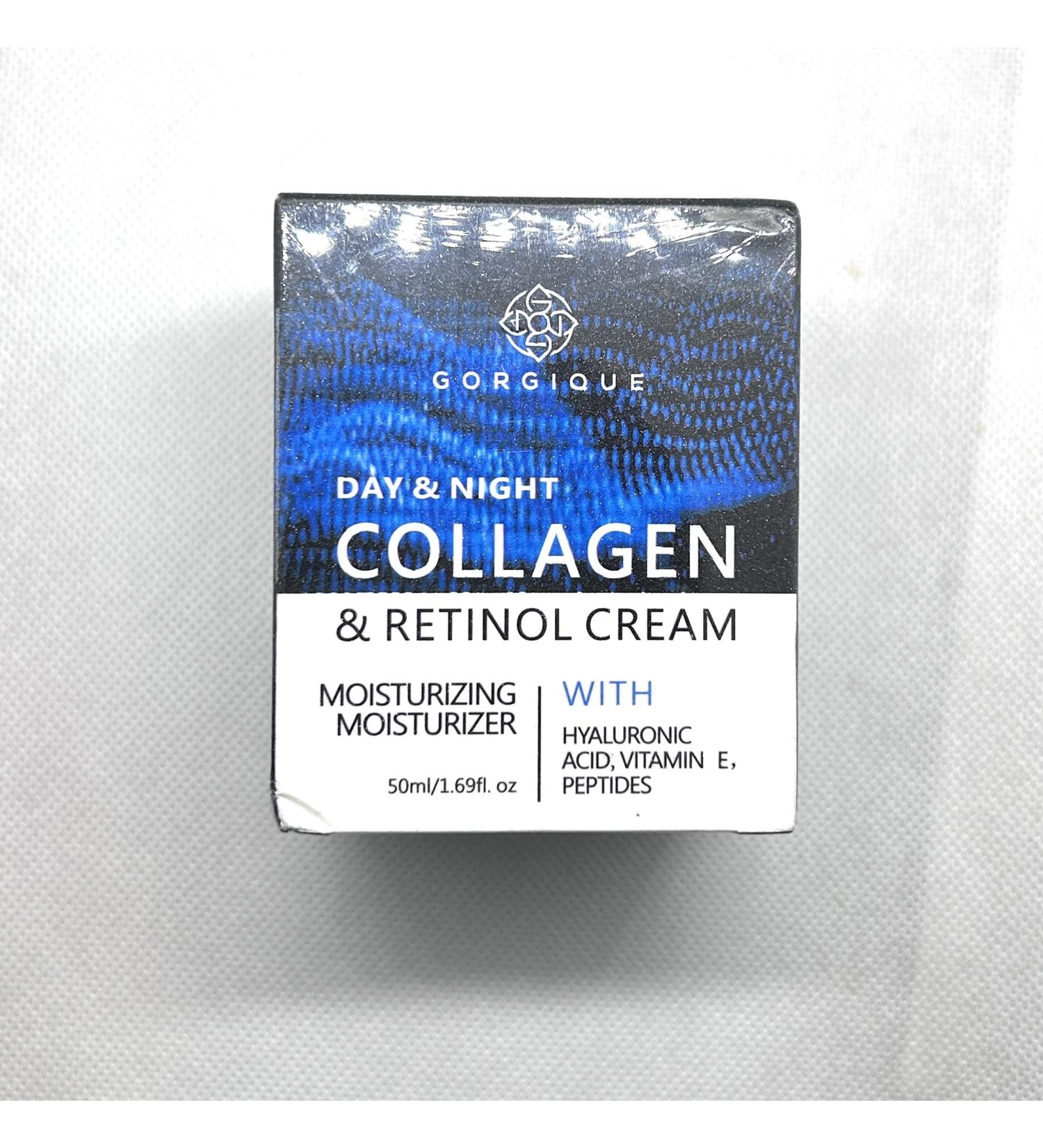 Retinol Cream for Face with Collagen and Hyaluronic Acid - Anti Aging Wrinkle Cream for Women and Men - Day and Night Facial Moisturizer for Tightening and Skin Firming - Crema Hidratante Para la Cara - Buy Online on GoSupps.com
