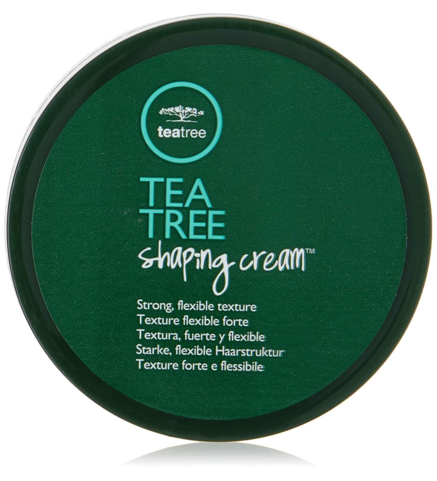 Tea Tree Shaping Cream - Long-Lasting Hold, Matte Finish - 3.0 fl. oz - Buy Online on GoSupps.com