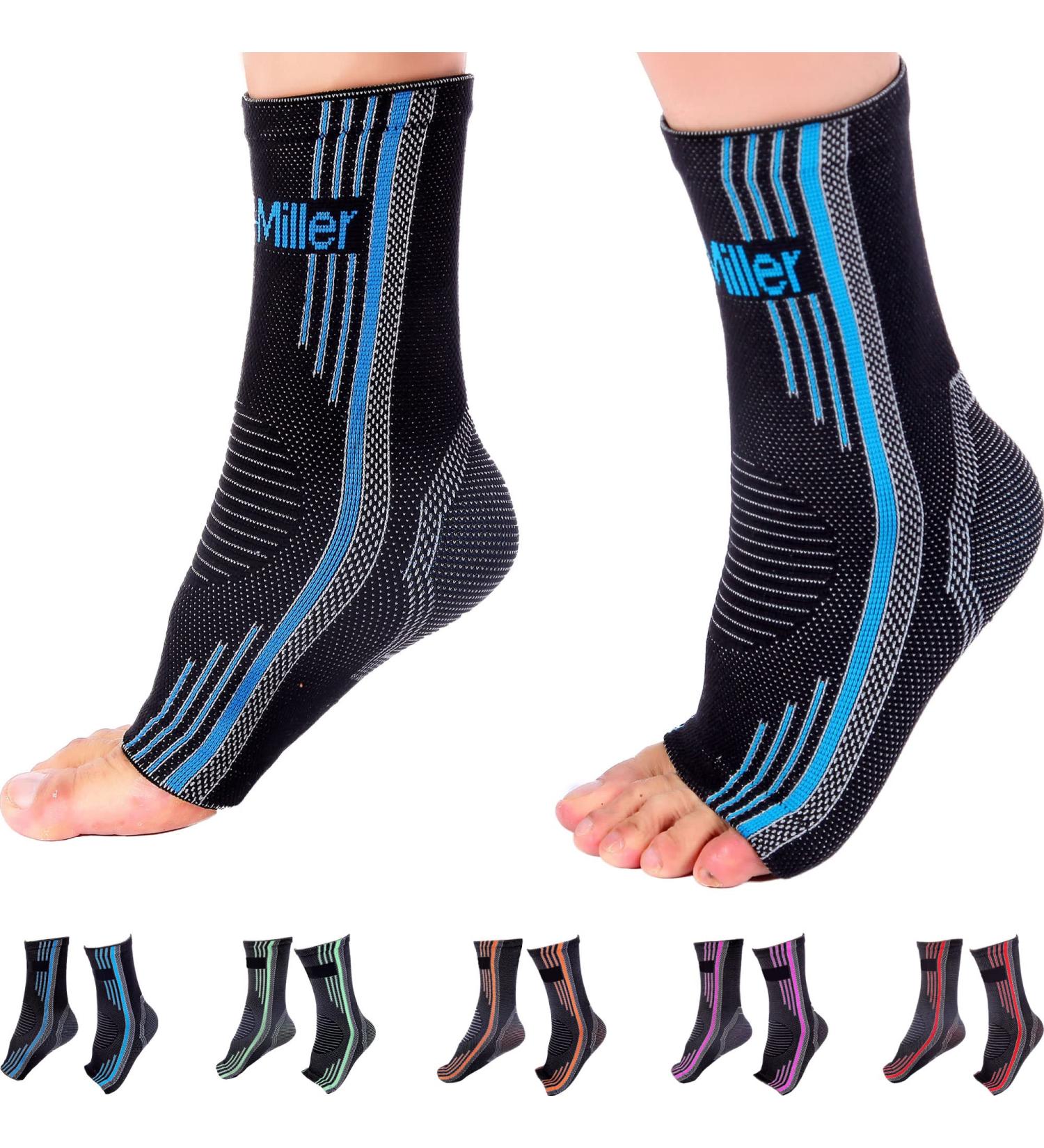 Doc Miller Ankle Brace for Women & Men - Sprained Ankle Support, Best Braces for Sprain Recovery and Foot Pain Relief - Blue, X-Large - Buy Online on GoSupps.com