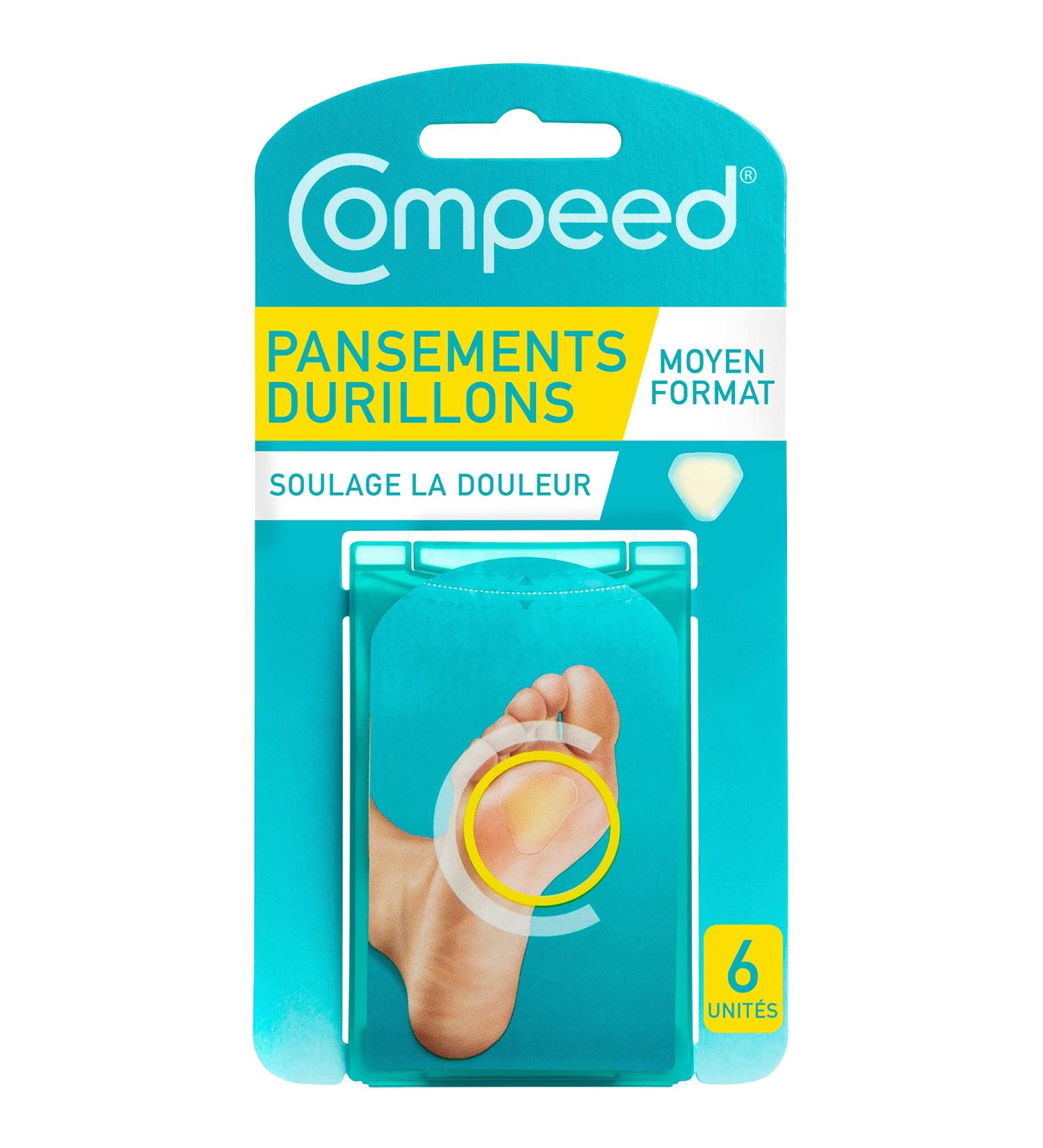 Compeed Corneal Plaster Medium Hydrocolloid Patch - 6-Pack for Strong Feet | Fast International Shipping - Buy Online on GoSupps.com