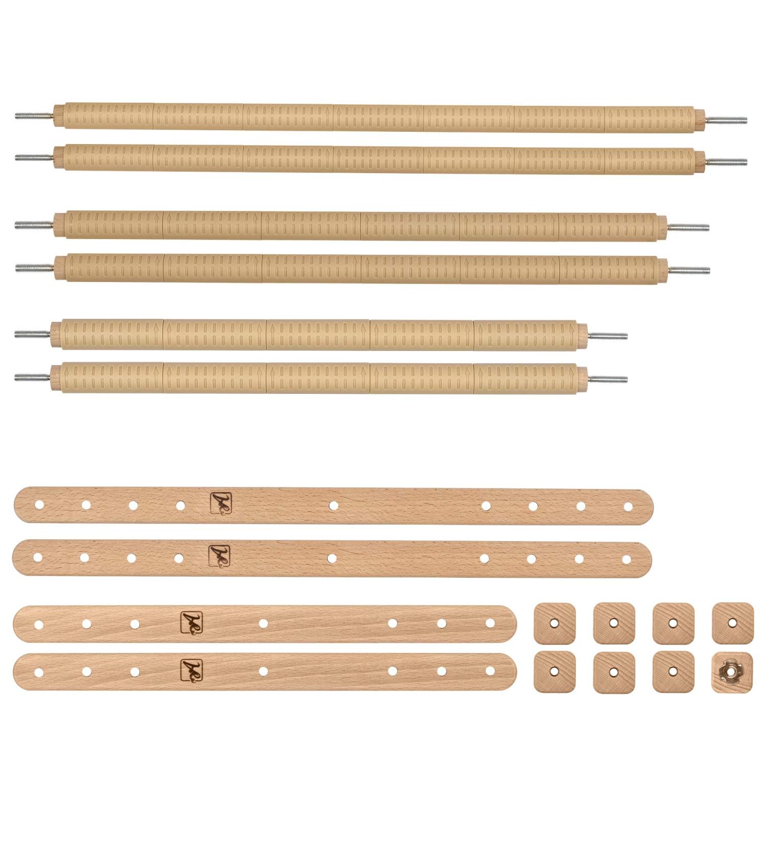 Arabeska Small Cross Stitch Scroll Frame Set - Beech Hardwood with Plastic Clamps - S/L/SE sizes - Buy Online on GoSupps.com