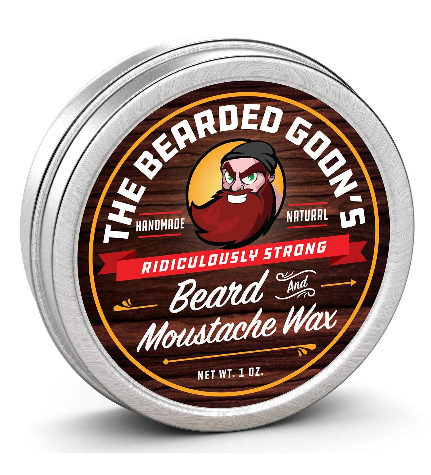 Bearded Goons 1oz Ridiculously Strong Beard & Handlebar Mustache Wax - Buy Online on GoSupps.com