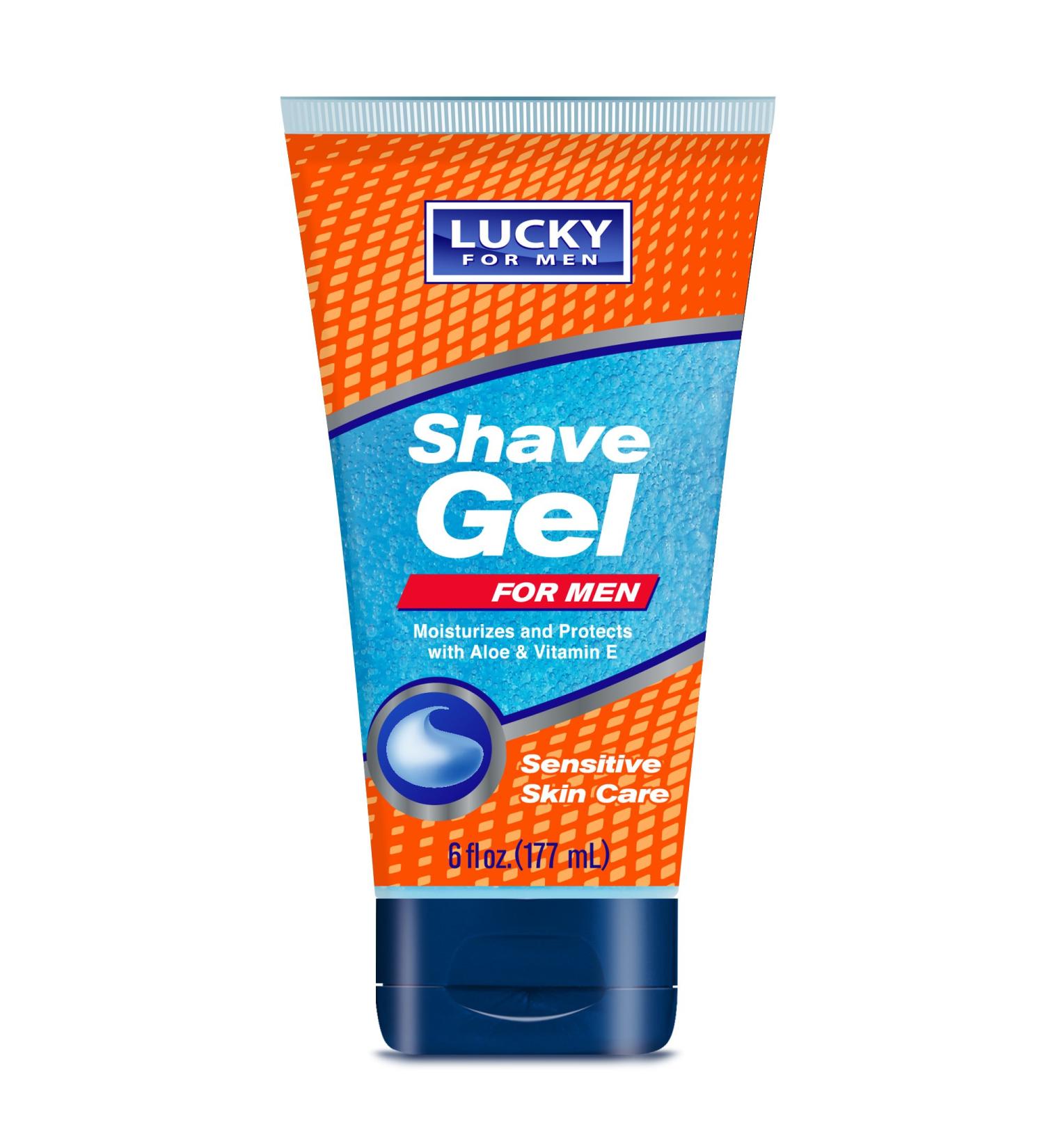 Lucky Super Soft Men's Shave Gel 5.9 Ounce