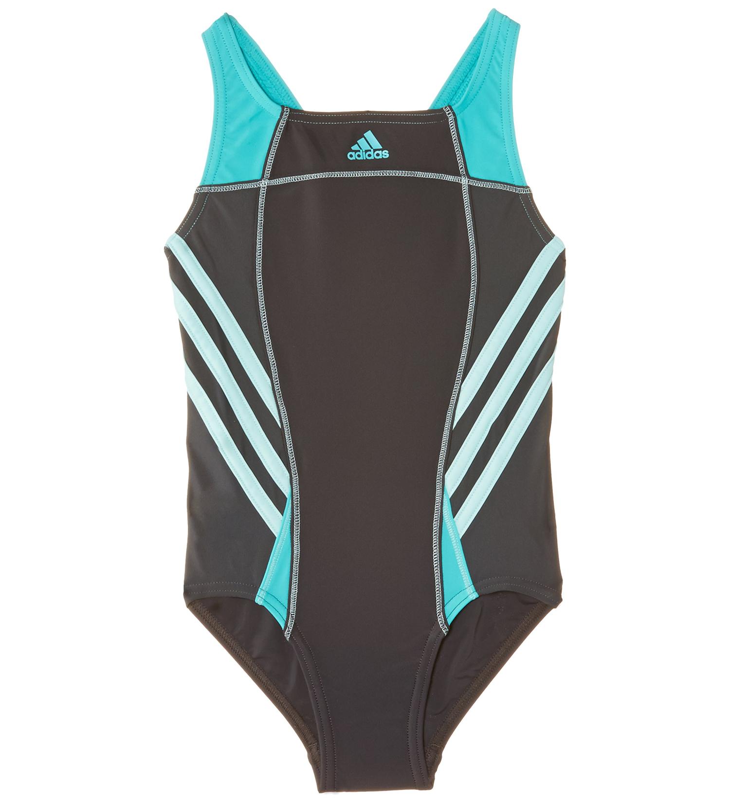 adidas Girls Infinitex Inspiration Athletic 1 Piece Athletic 128 Anthracite