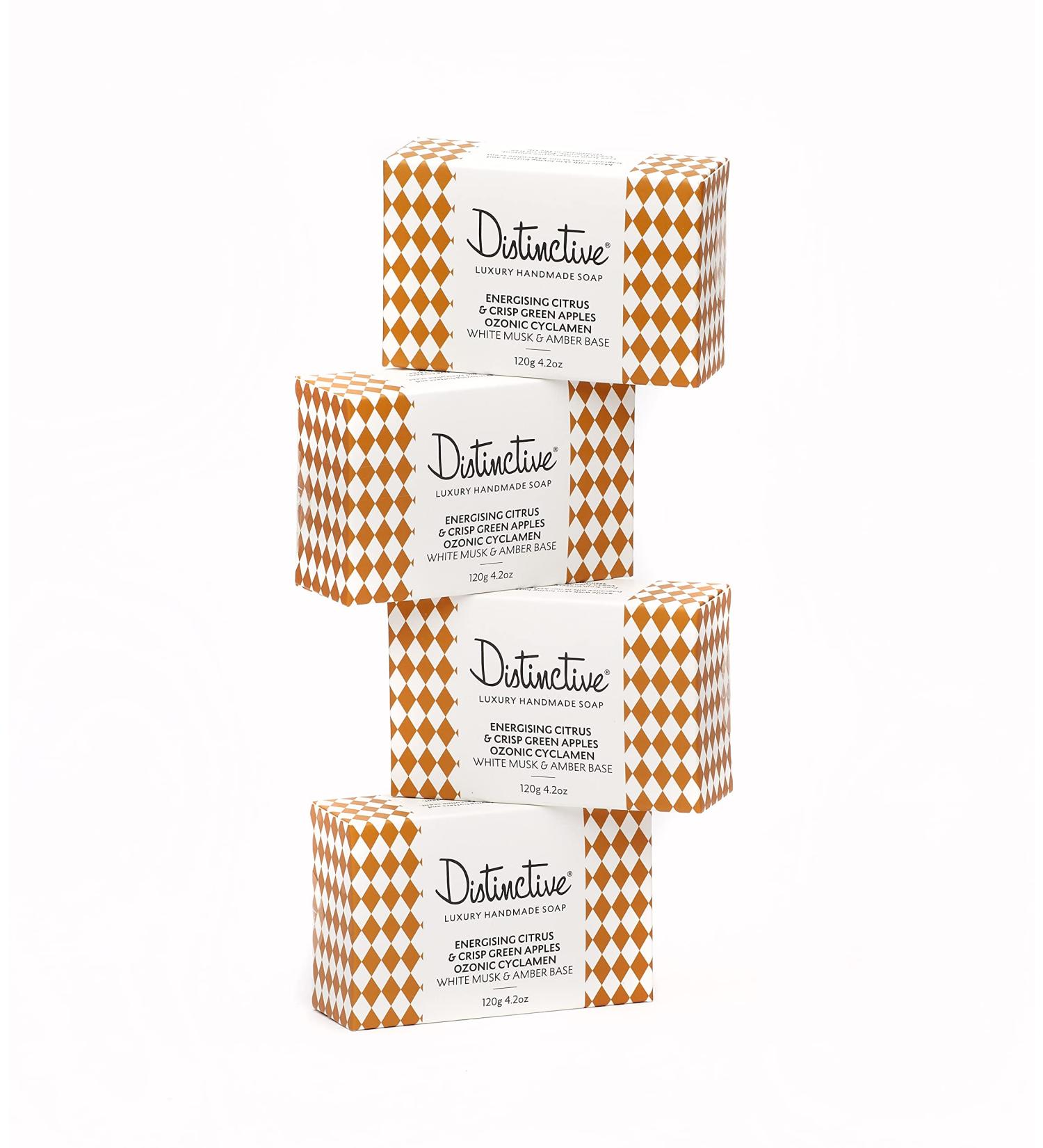 Handmade Soap - Natural Bar Soap - Masculine Citrus Energising fragrance Plastic Free Never tested on Animals (4) - Buy Online on GoSupps.com