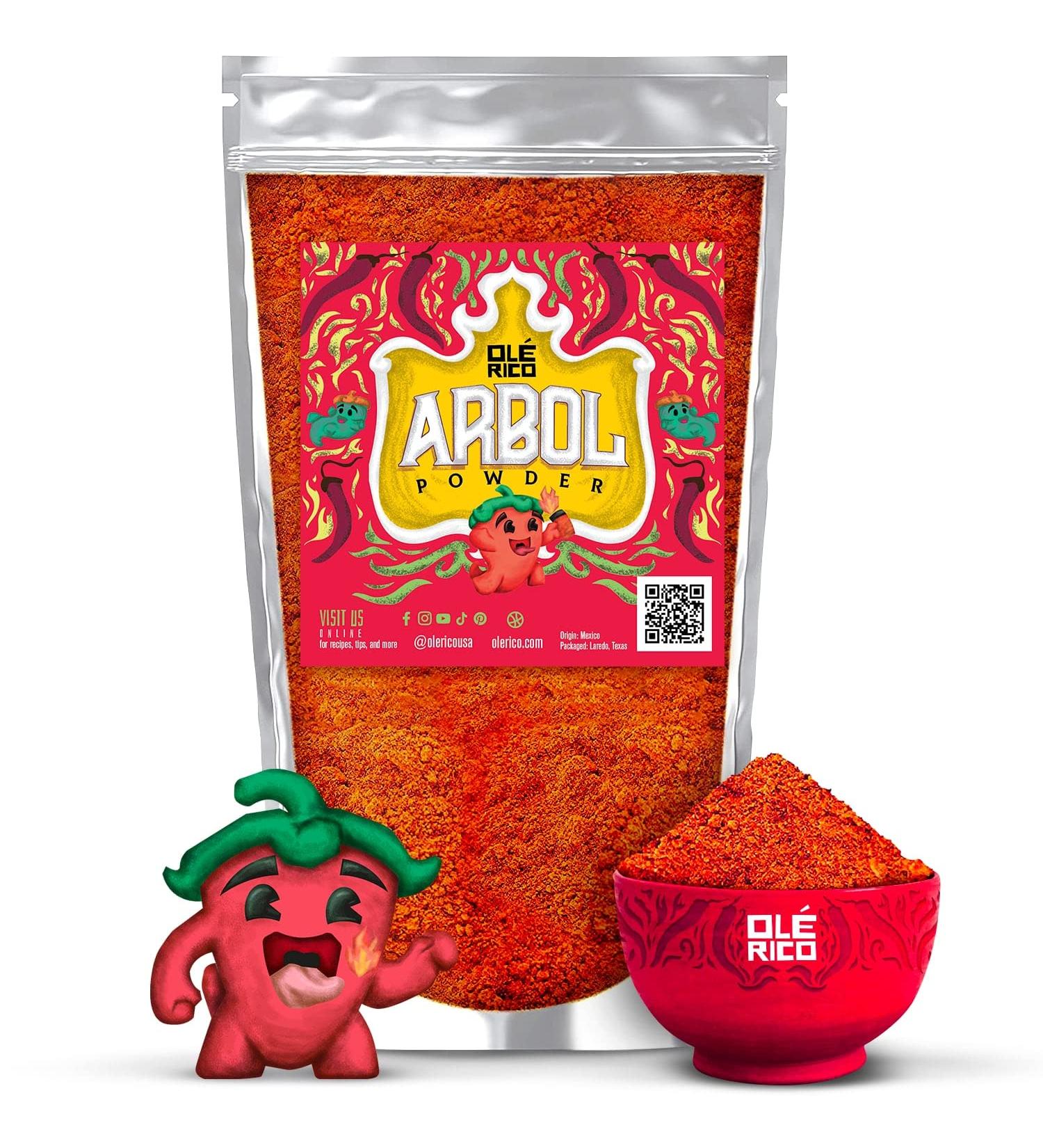 Ole Rico Chile de Arbol Powder 5 oz - Authentic Mexican Spice - Pack of 1 - Buy Online on GoSupps.com