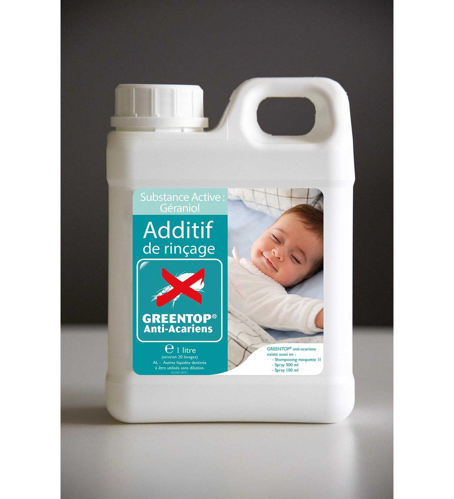 Greentop Anti-Dust Mite Rinse Additive for Textiles 1L Plant-Based Active Non-Neurotoxic Infant Friendly - Buy Online on GoSupps.com