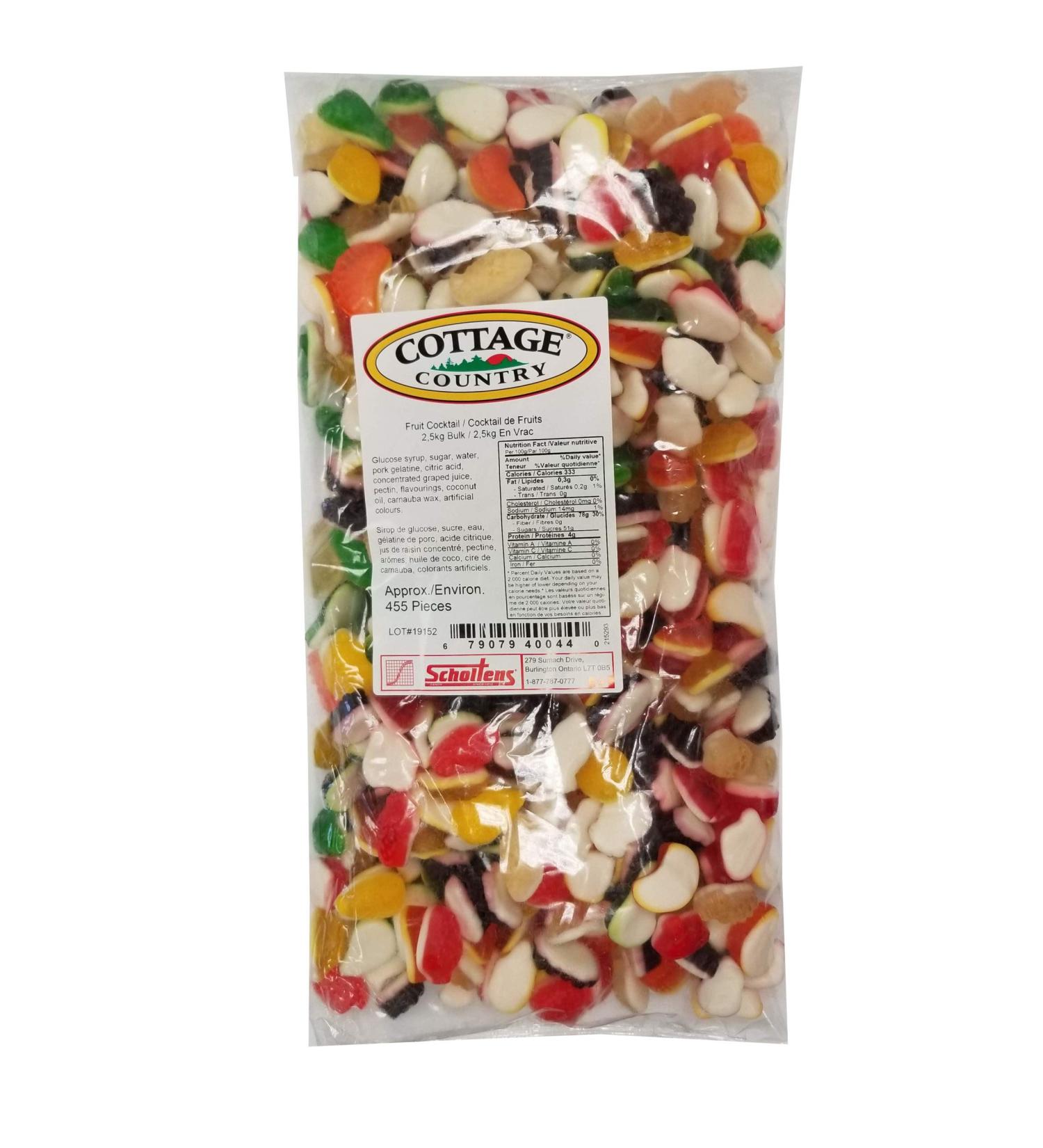 Cottage Country Fruit Cocktail Gummies 2.5kg Bulk - Buy Online on GoSupps.com