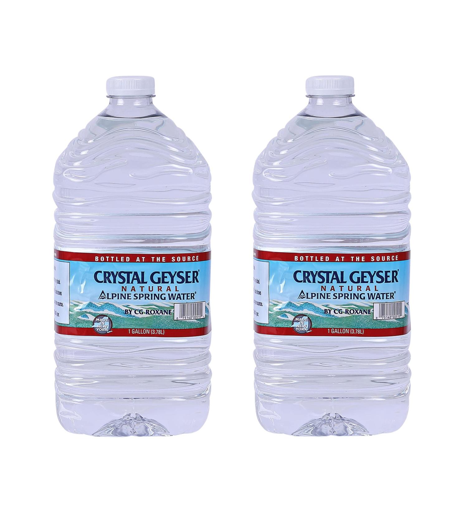 Crystal Geyser Purified Water 1 Gallon & 25.4 Fl Oz Pack of 2 - 128 Fl Oz Total - Buy Online on GoSupps.com