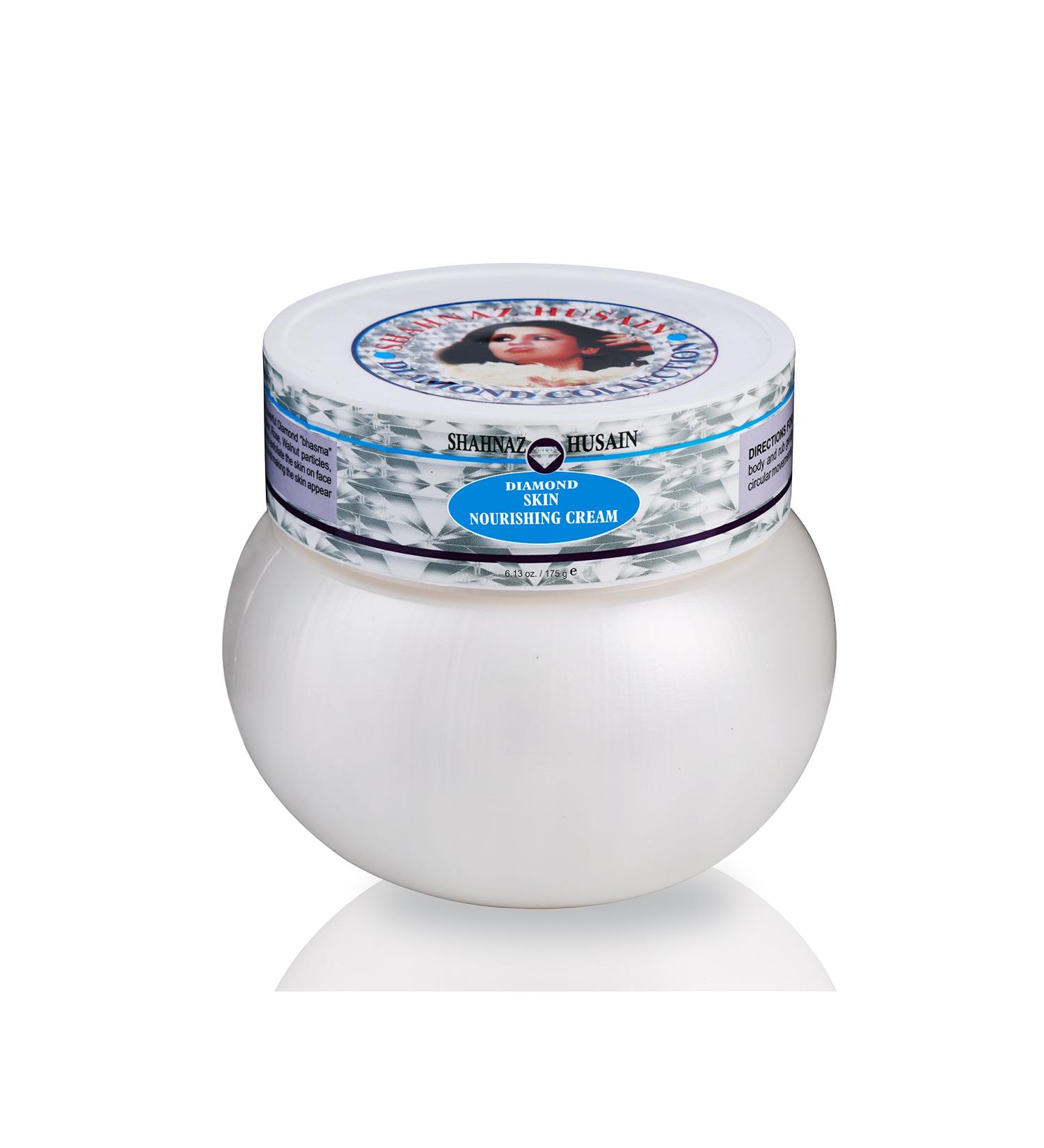 Shahnaz Husain Diamond Herbal Ayurvedic Skin Nourishing Cream Salon Size Latest International Packaging (6.17 oz / 175 g)