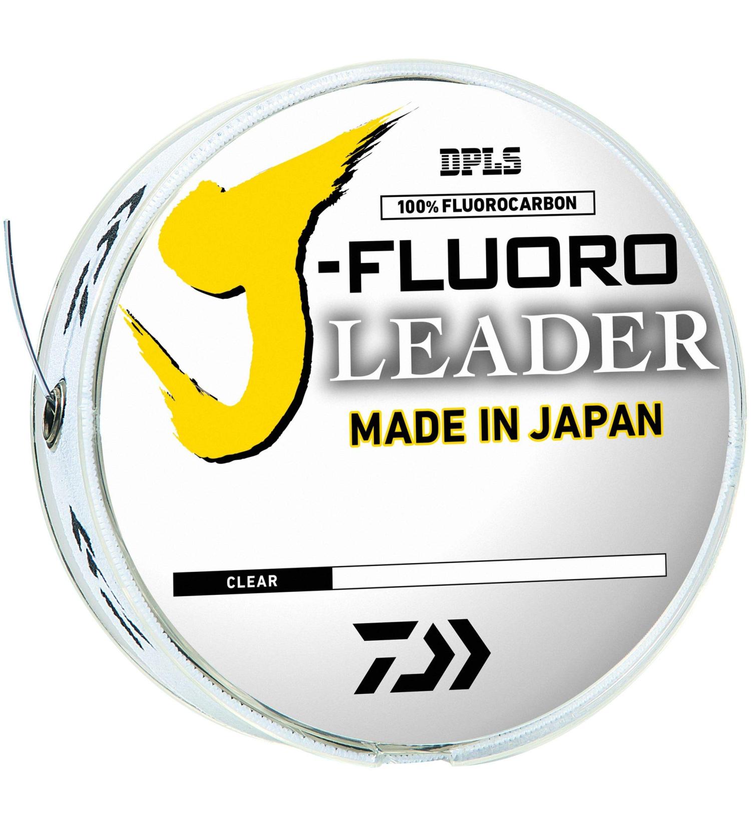 Daiwa J-Fluoro Fluorocarbon Leader 100YD Spool 50 lb/50 yds