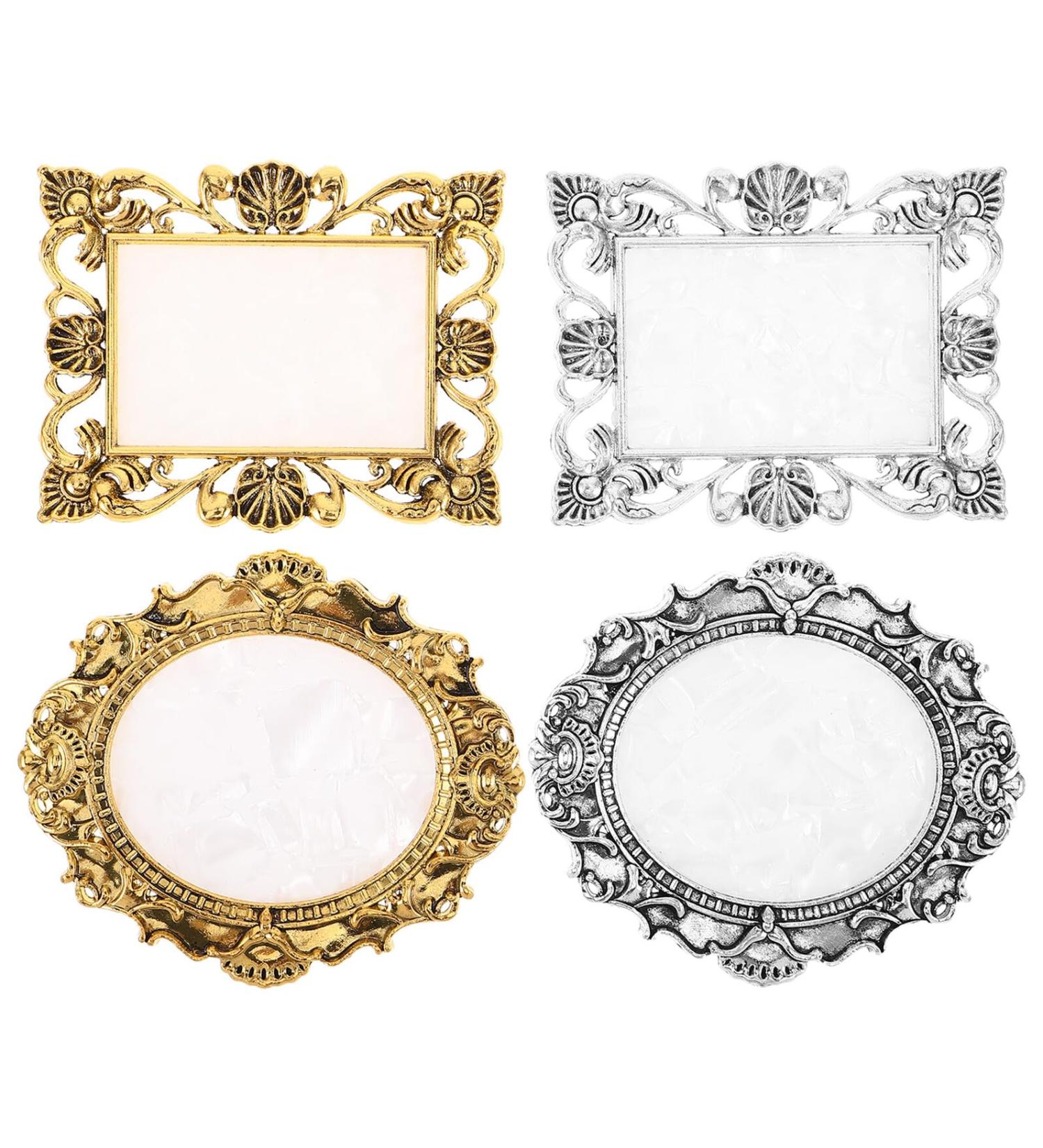 4 Pi ces Palette de M lange Vintage pour Ongles R sine Planche Lisse pour M lange de Pigments Facile Nettoyer Outil Portable pour Manucure et Pr sentation Artistique - Buy Online on GoSupps.com