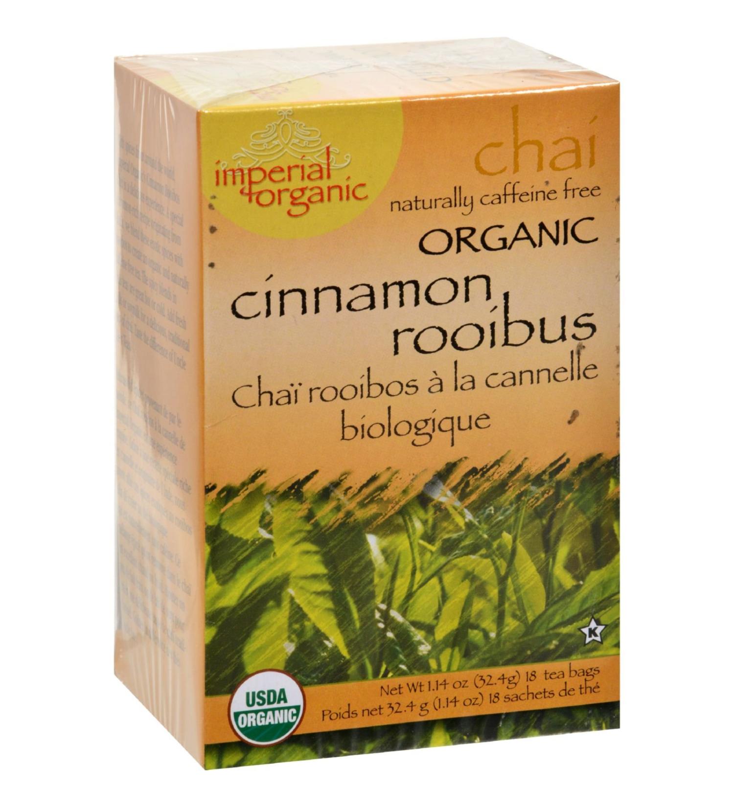 Uncle Lee'S Imperial Organic Cinnamon Rooibus Chai Tea - 18 Tea Bags