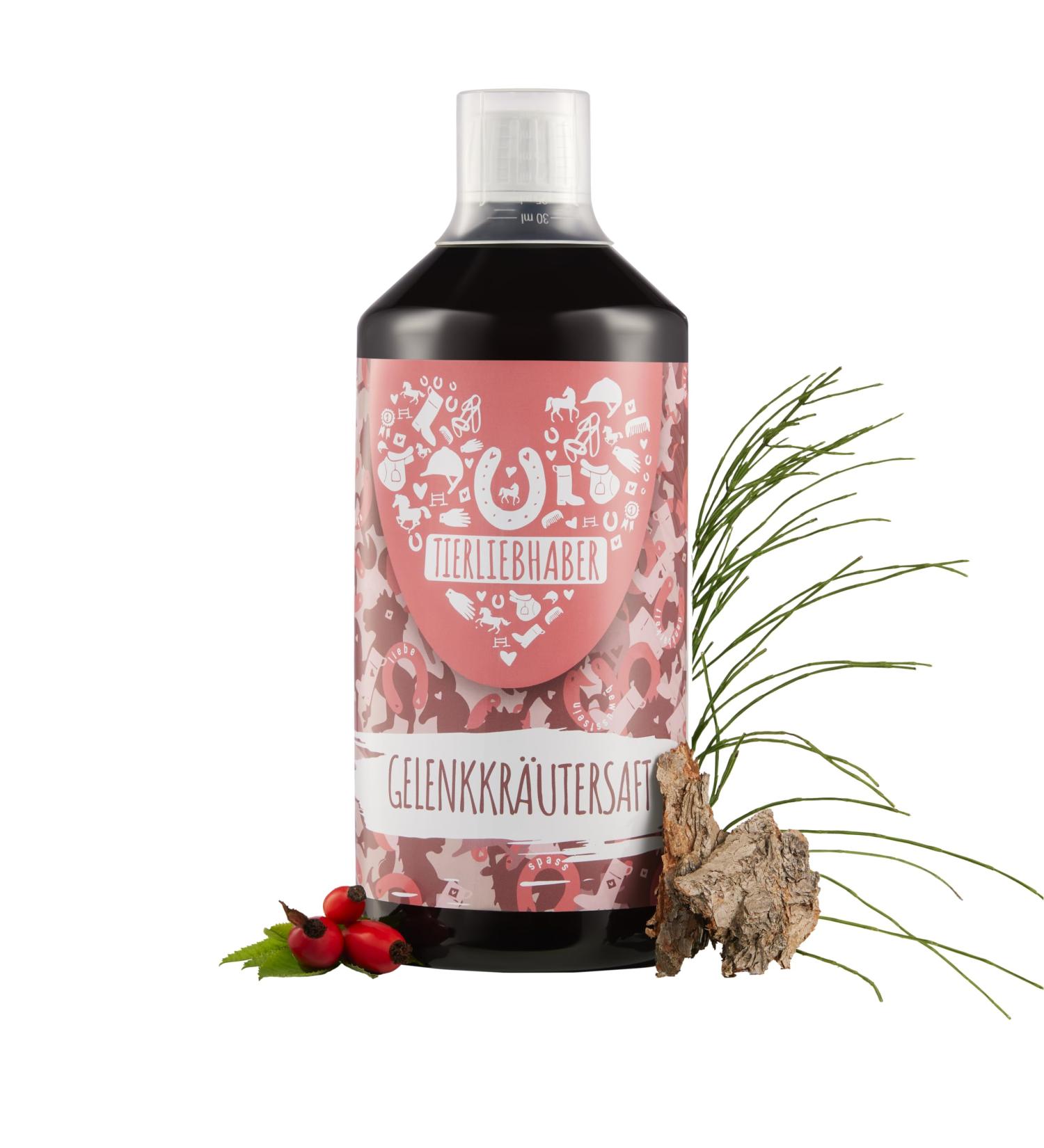 TIERLIEBHABER - Joint Herbal Juice for Horses | Natural Help for Horses | Ideal for Tendon and Joint Problems | 1 L Natural Herbal Juice for Joints - Buy Online on GoSupps.com