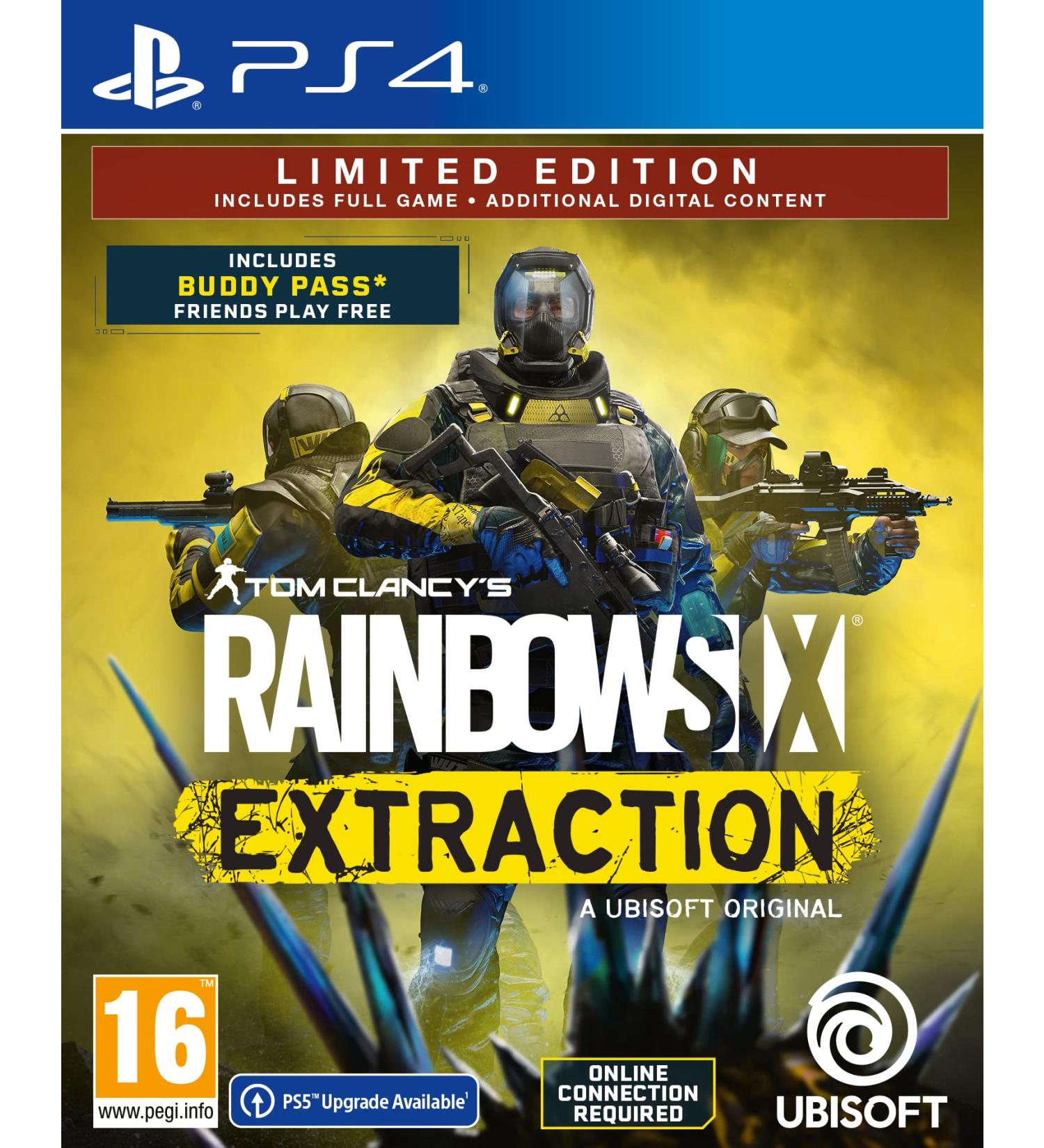 Tom Clancy's Rainbow Six Extraction Limited Edition (Exclusive to Amazon.co.UK) (PS4) PlayStation 4 Limited Edition - Buy Online on GoSupps.com