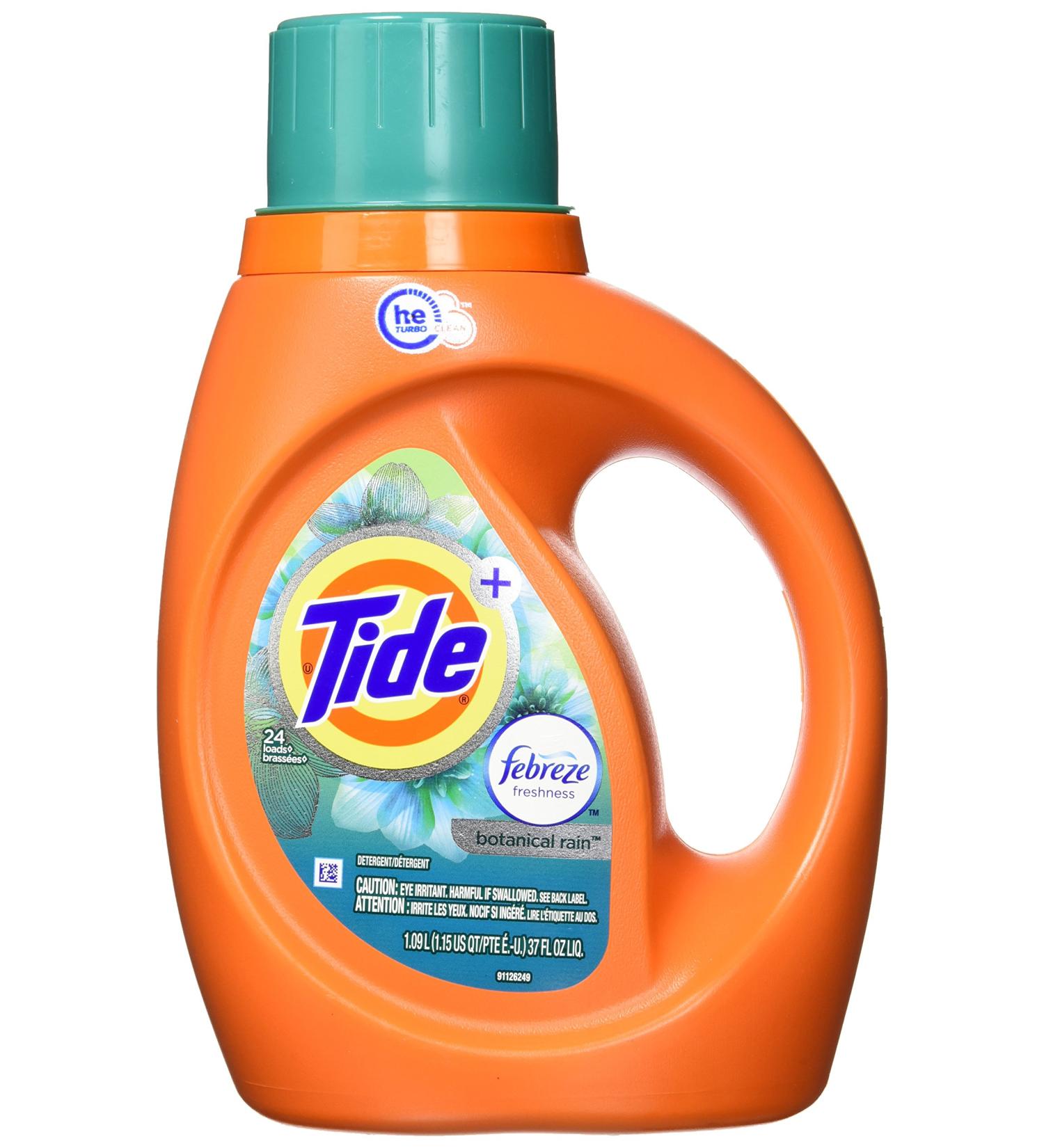 Tide Plus Febreze Freshness Botanical Rain HE Turbo Clean Liq. Laundry Detergent 1.09 L. 24 loads Botanical Rain 1.09 l (Pack of 1) - Buy Online on GoSupps.com