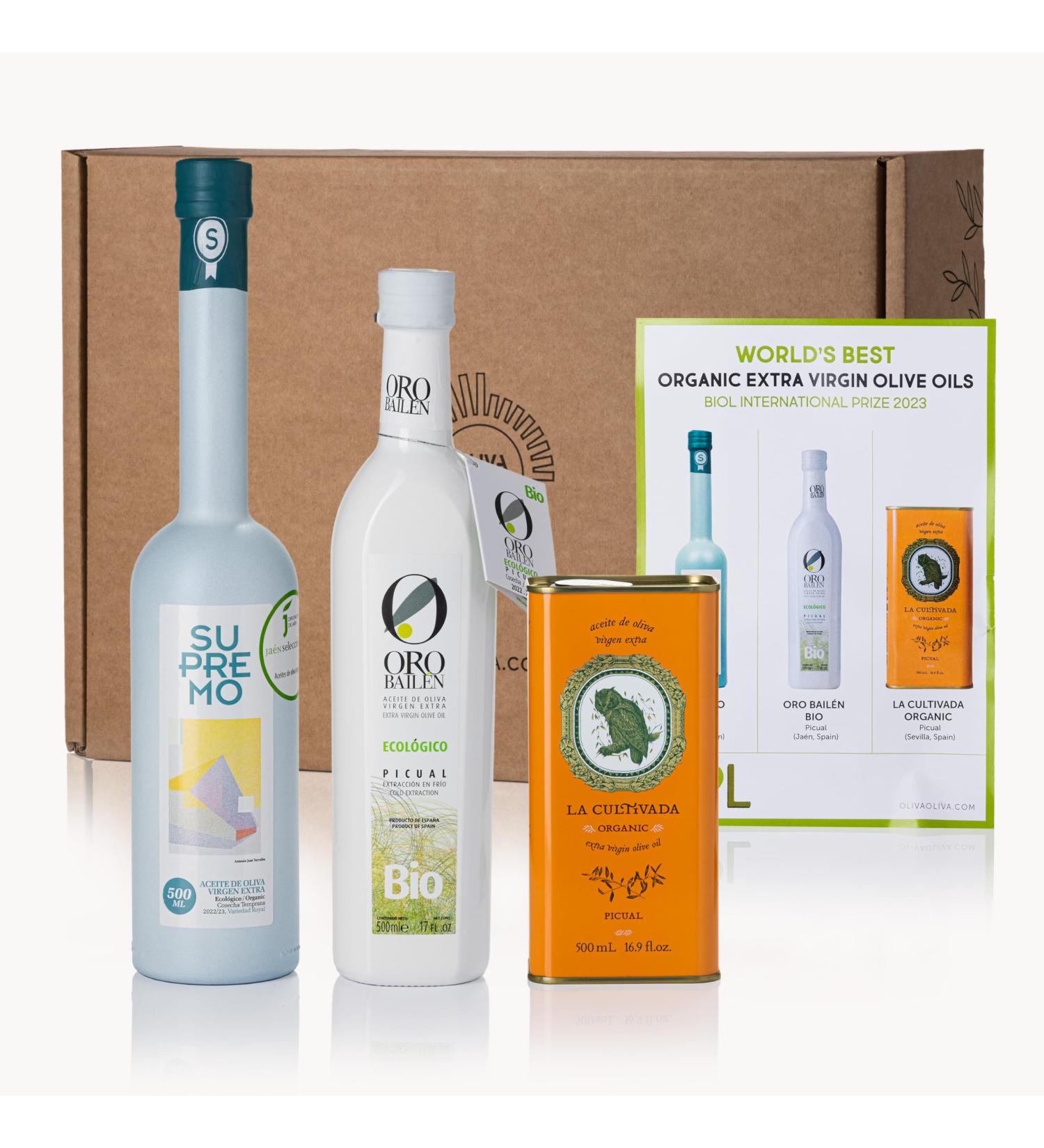 olivaoliva BIOL World Best Organic Oils 2023 - Gift Box 3x500 ml - Buy Online on GoSupps.com