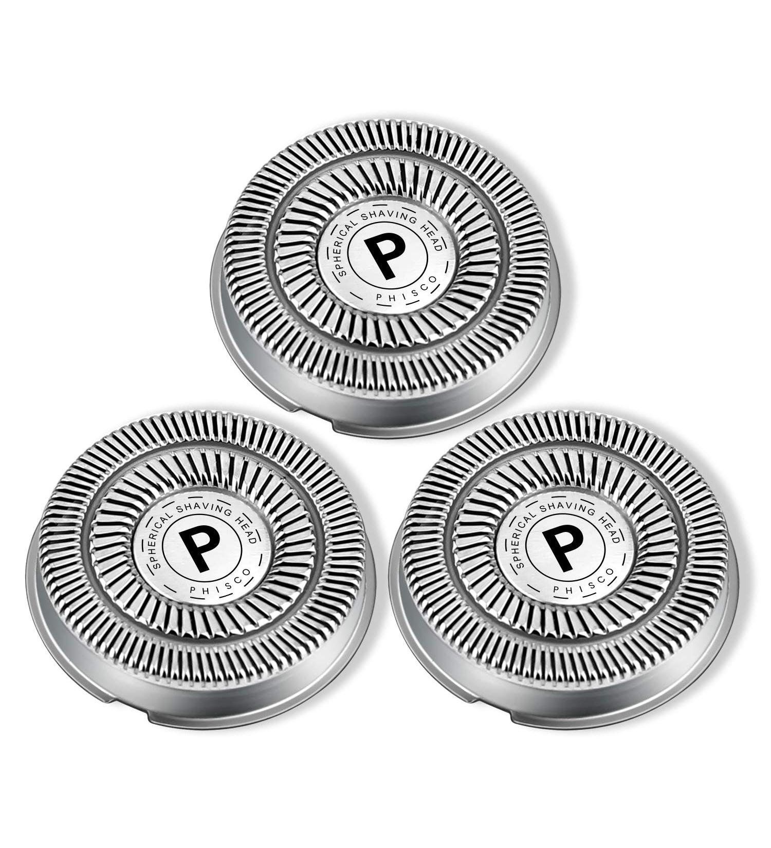 Phisco Waterproof Replacement Blades for Electric Electric Razors - Compatible with RMS8112 Set of 3 Quick-Charge Wet/Dry Use Silver - Buy Online on GoSupps.com