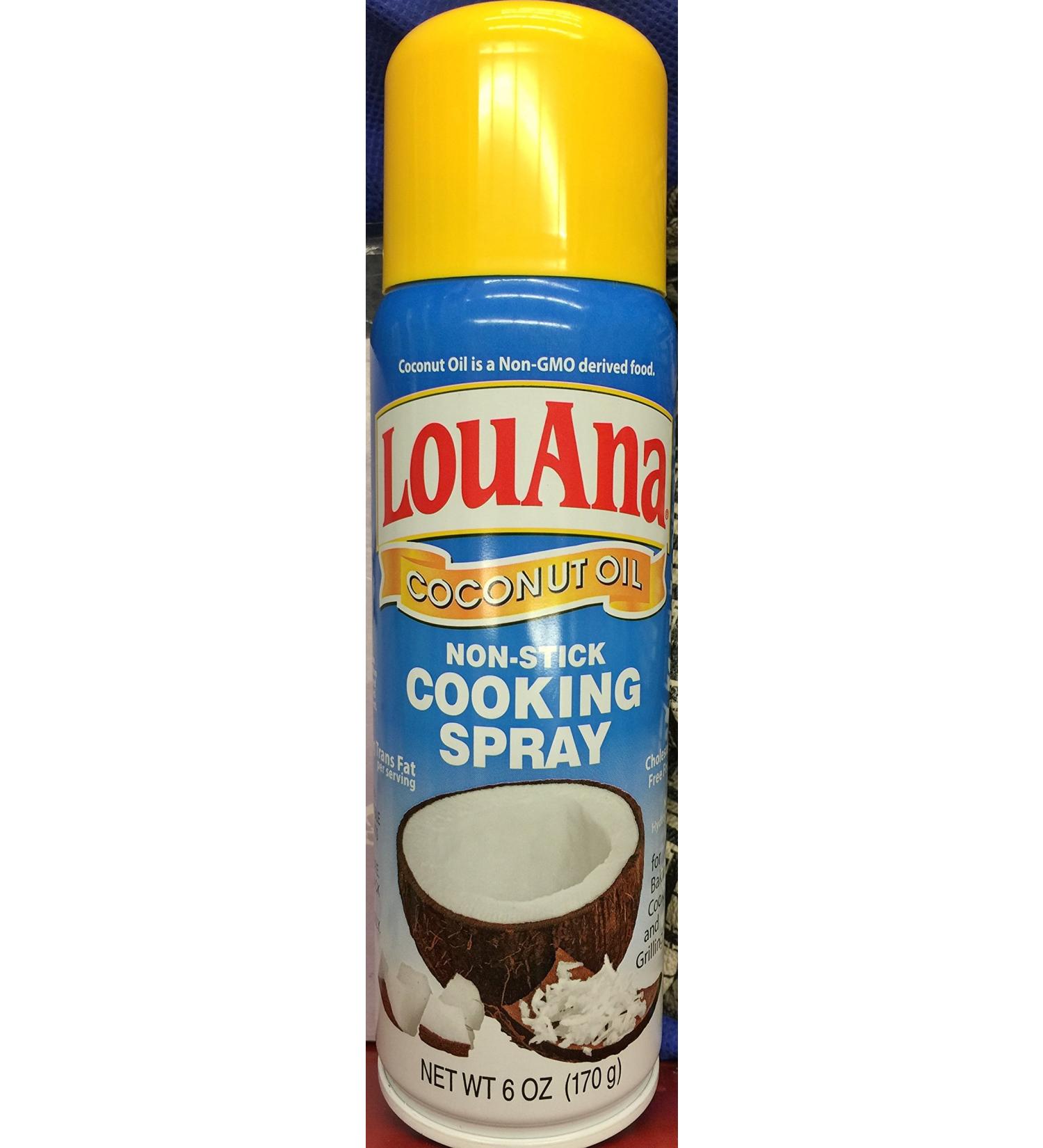LouAna 6 oz. Coconut Oil Non-Stick Cooking Spray - Buy Online Today! - Buy Online on GoSupps.com