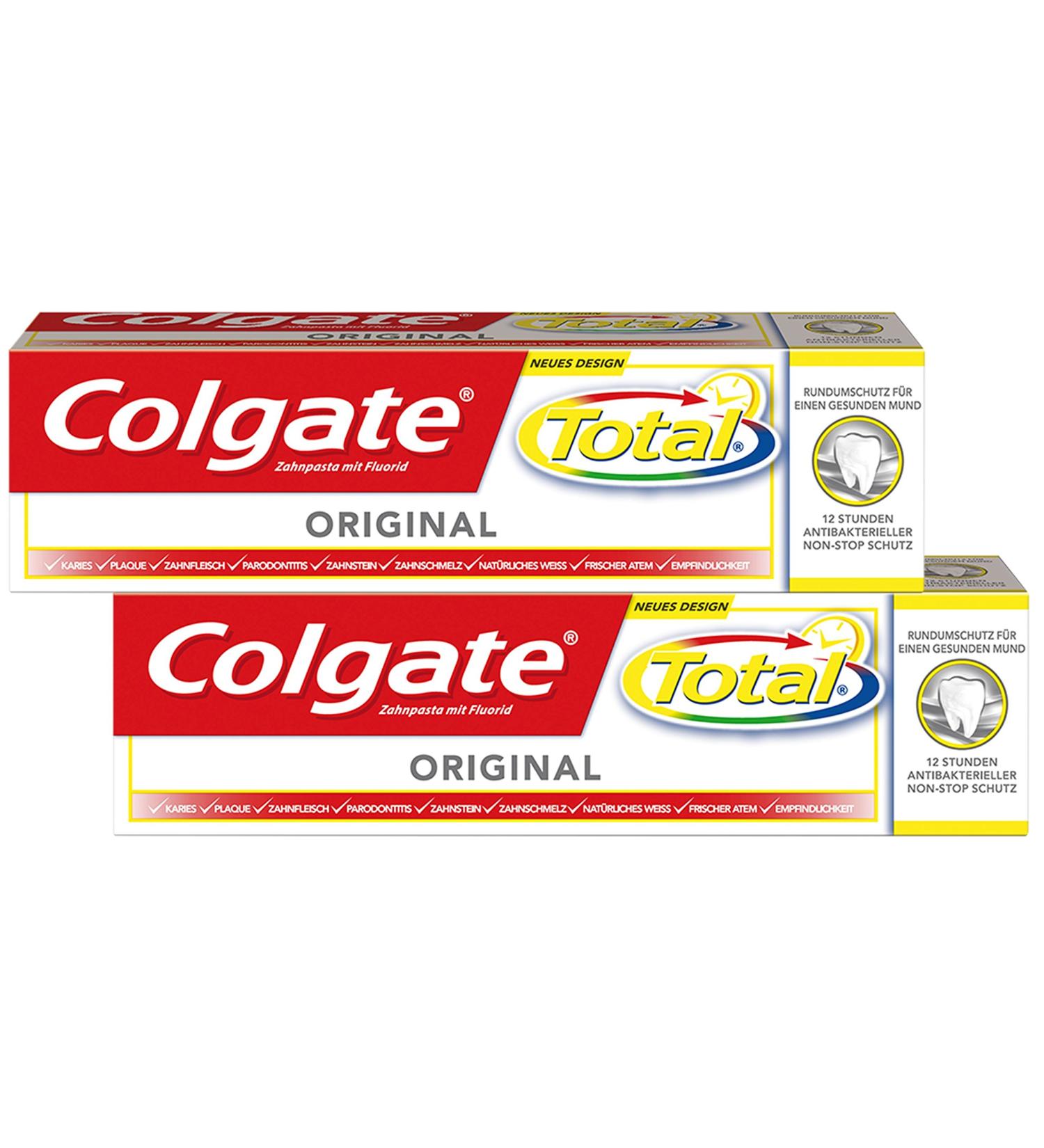 Colgate Total Original Toothpaste 3-pack (3 x 150 ml) 75 ml (pack of 6)