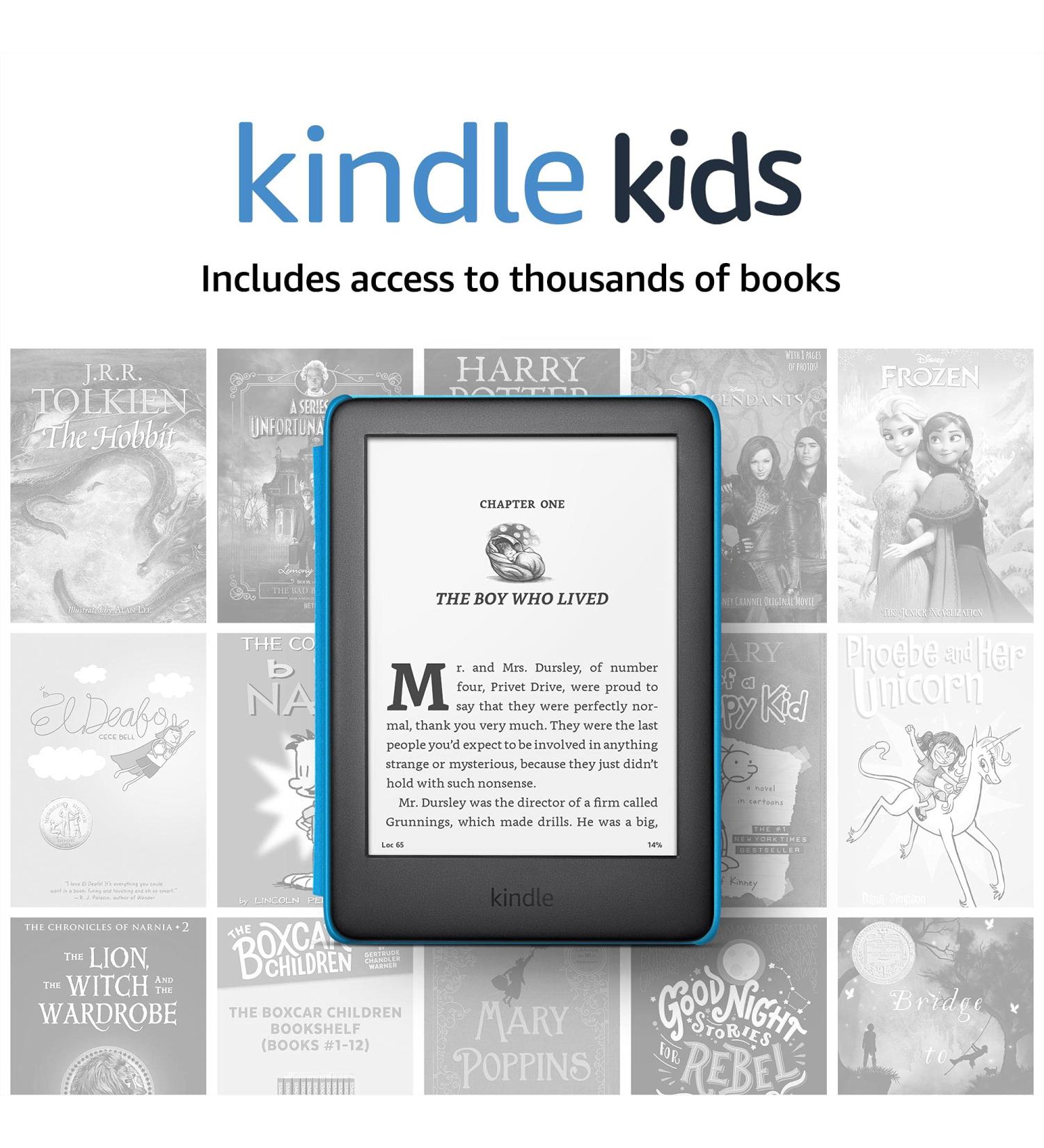 Kindle Kids (2019 Release) with Parental Controls - Blue Cover | Child-Friendly eReader - Buy Online on GoSupps.com