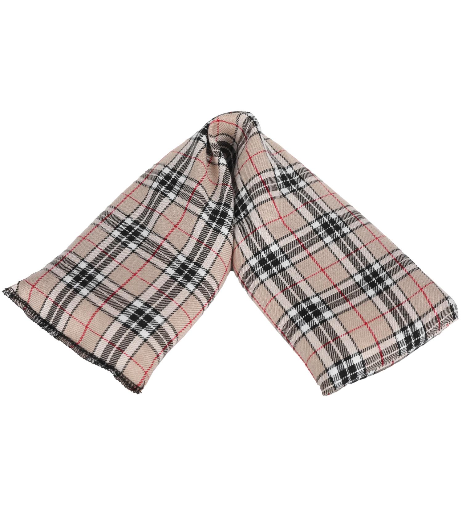 Microwavable Lavender Wheat Bags Tartan Microwave Heat Pack for Back Neck Joints and Shoulder Pain Relief 44cmx13cm (Beige Red Black) Tartan Beige Red Black - Buy Online on GoSupps.com