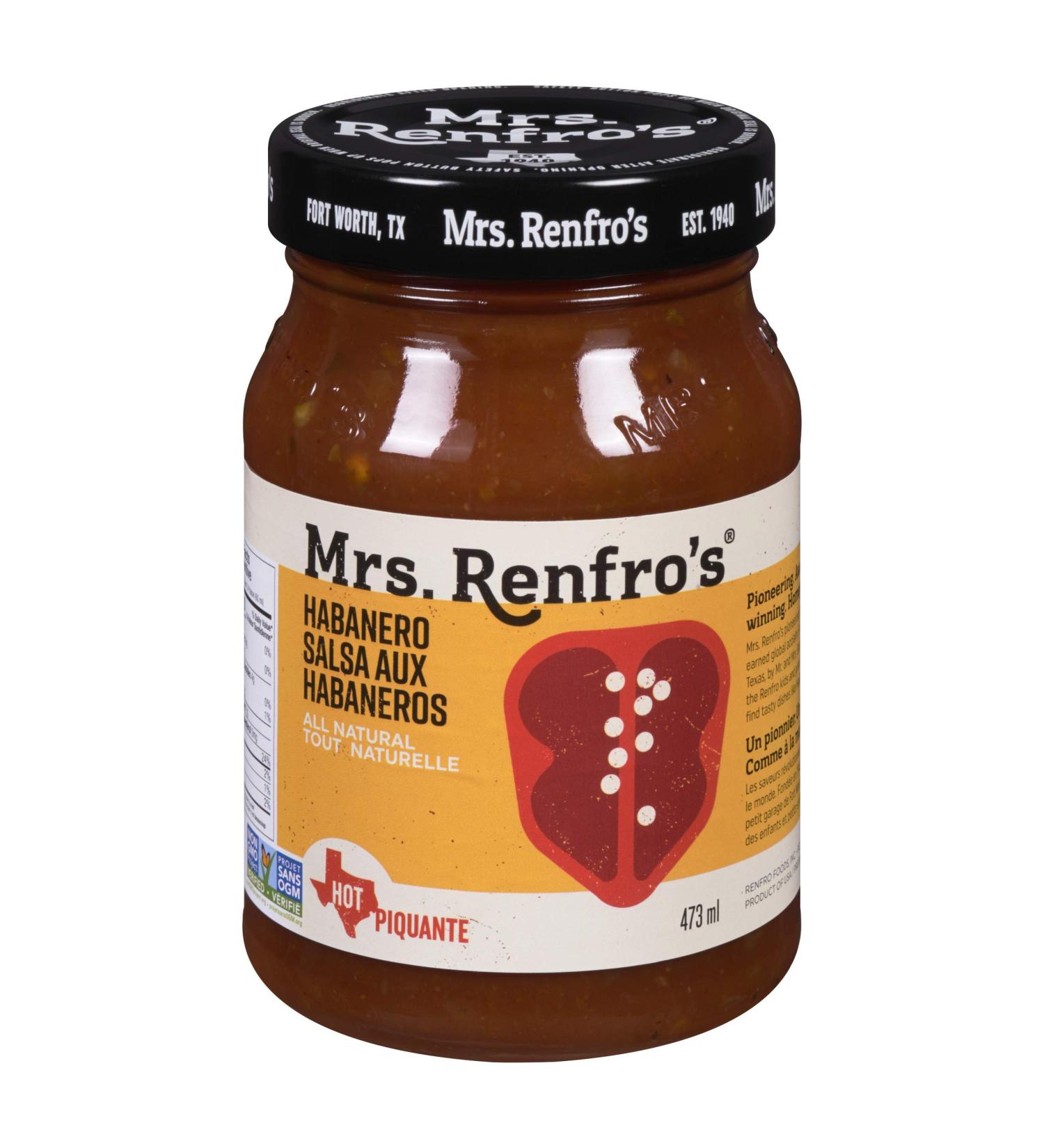 Mrs. Renfro's Habanero Salsa 6-Count - Buy Online on GoSupps.com