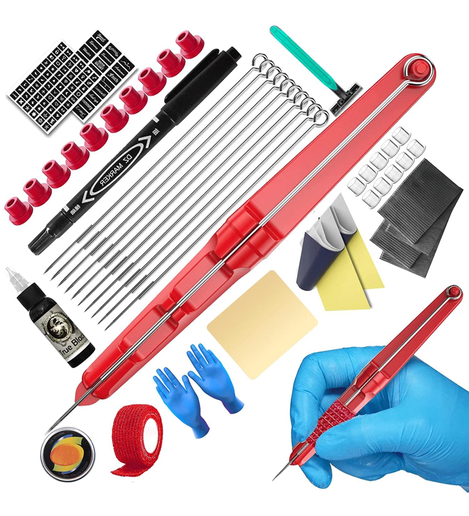 Wormhole Complete DIY Hand Tattoo Kit with Ink and Needles - TK121 - Buy Online on GoSupps.com