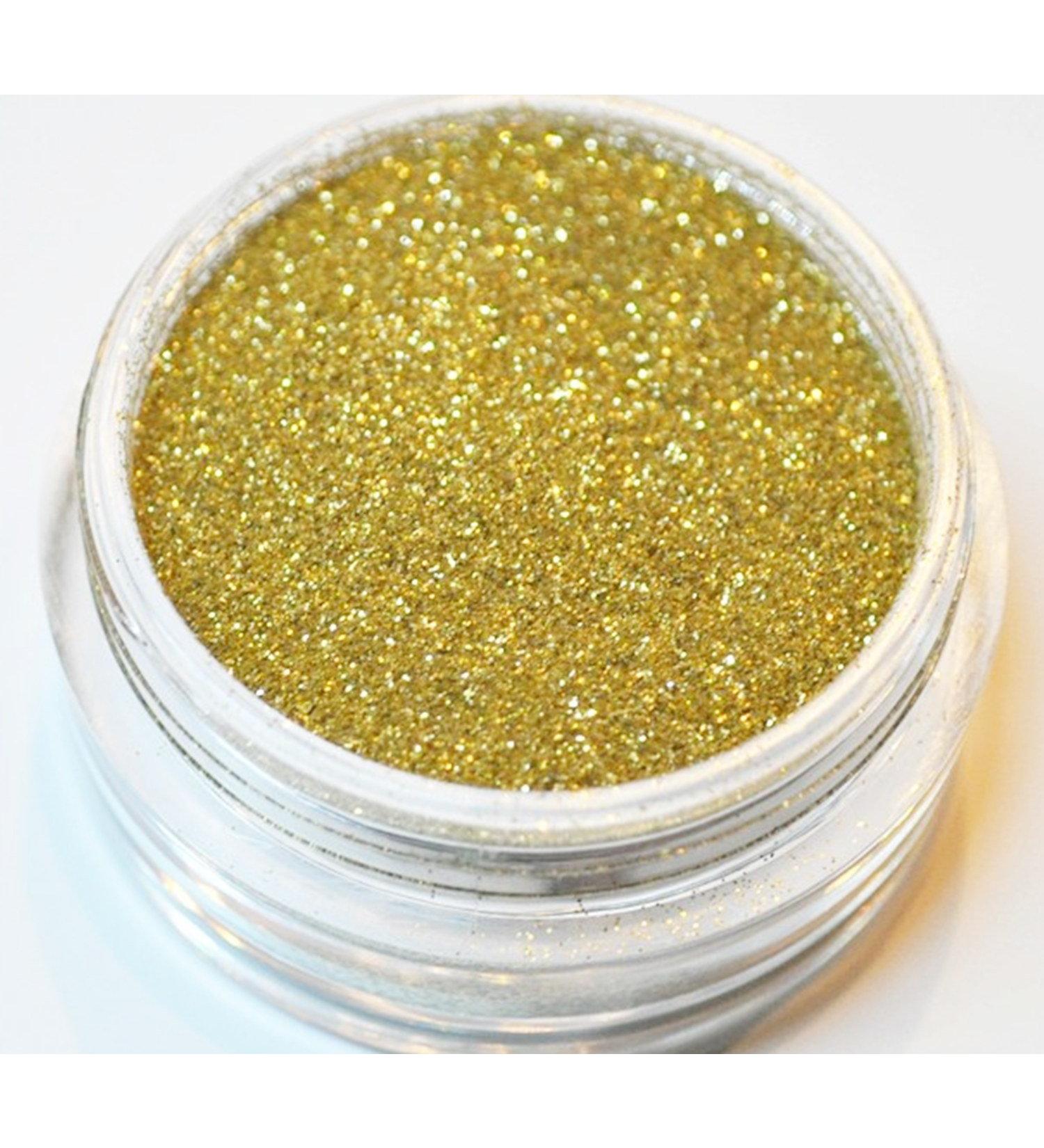 KM-Nails Powder Glitter gold XXL Studio Size 0.1 mm fine 10ml
