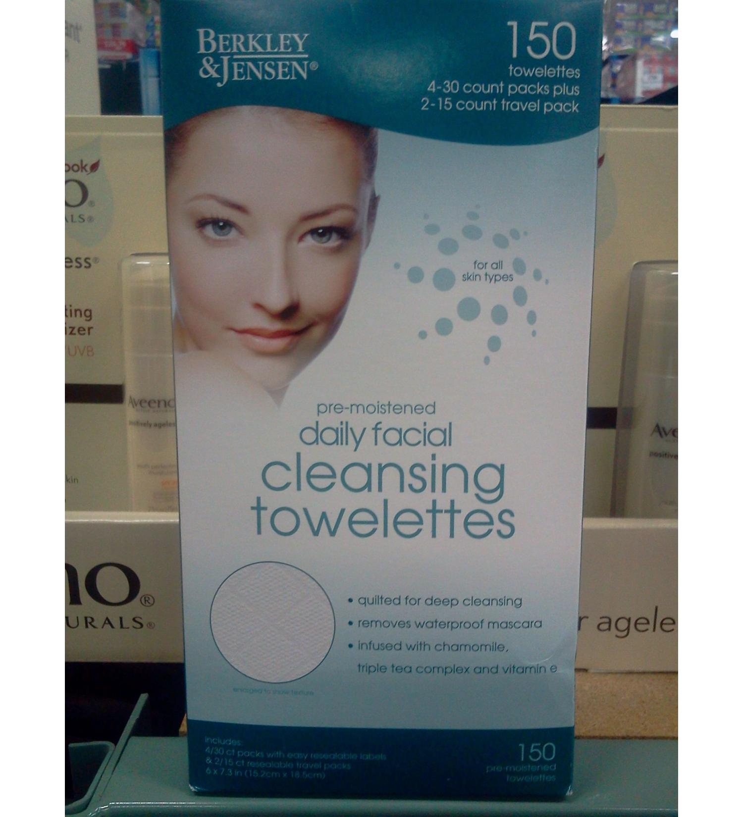 Berkley & Jensen Daily Facial Cleansing Towelettes