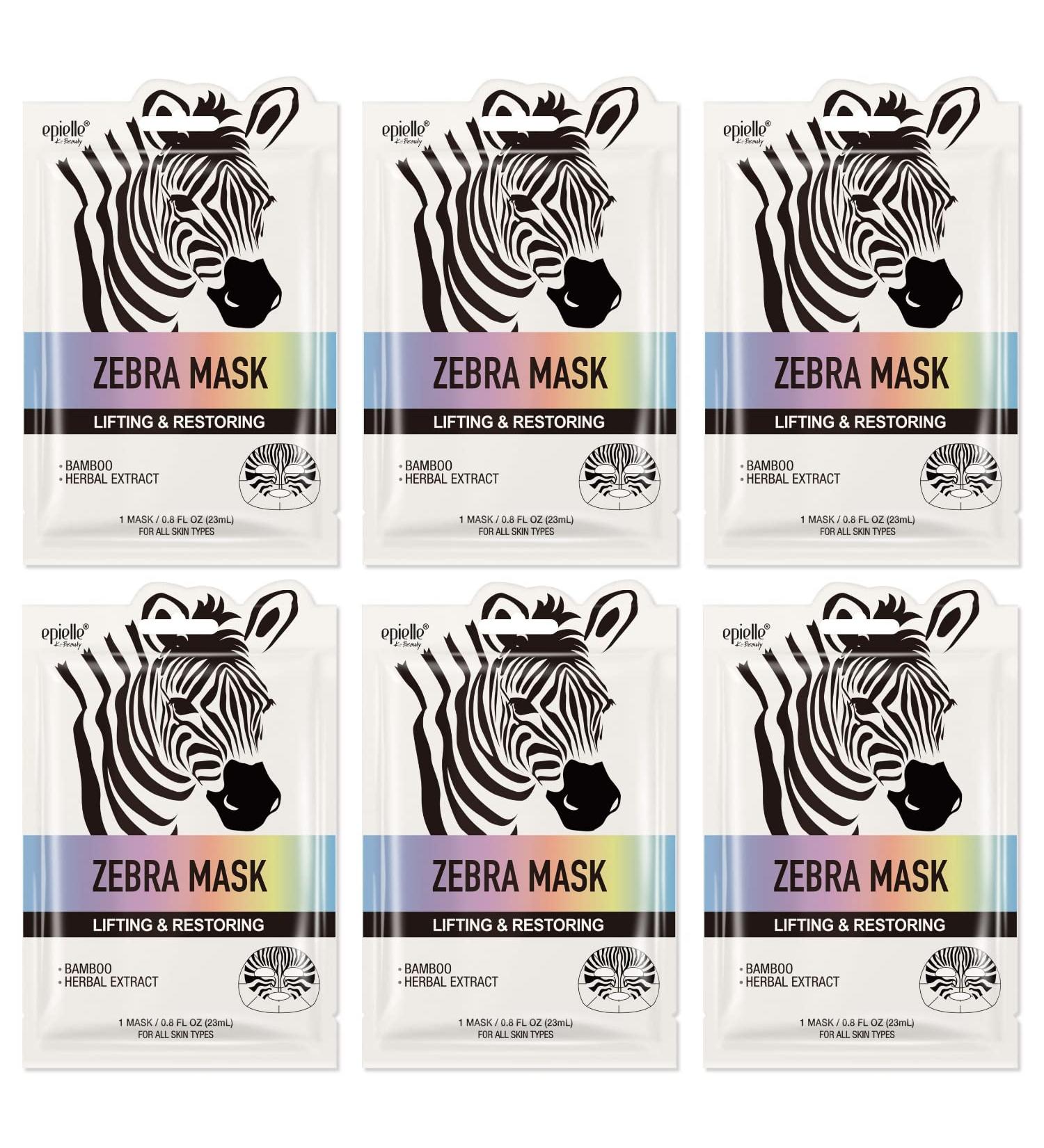 Character Masks - Zebra 6pk | Fun Costumes for Kids & Adults | International Shipping Available - Buy Online on GoSupps.com