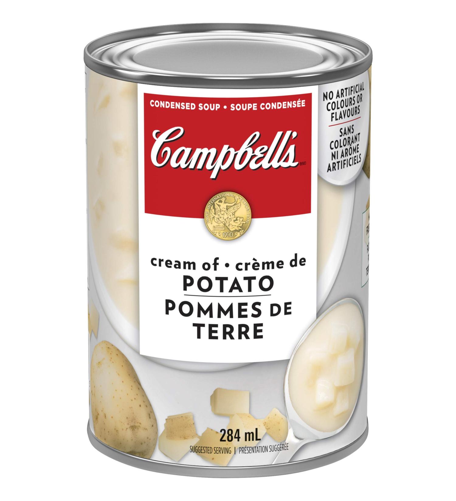 Campbell's Cream of Potato Soup 284 mL Cream of Potato 284 ml (Pack of 1) - Buy Online on GoSupps.com