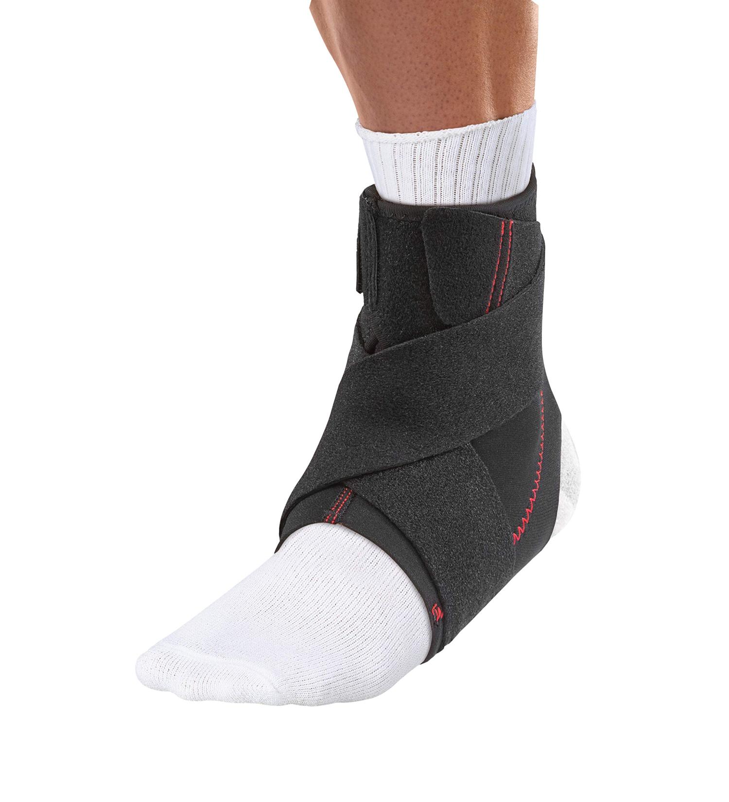 Mueller Adjustable Ankle Support - OSFM Black (42037) | Comfortable Compression Fit - Buy Online on GoSupps.com