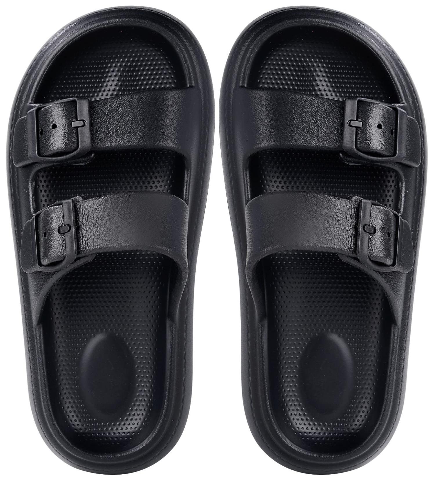 Sistke Children's Flip-Flop Slippers | Summer Bathing & Shower Slides for Girls | Black 27/28 EU Beach Sandals - Buy Online on GoSupps.com