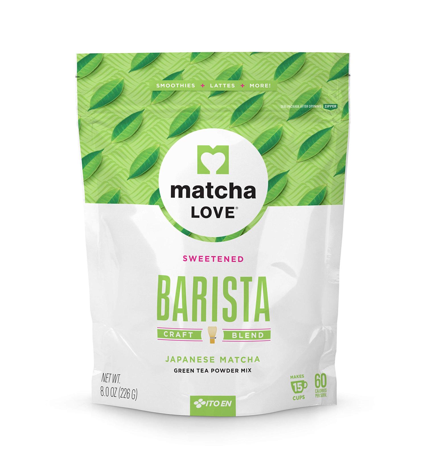 Matcha Love Green Tea Powder Packet - Sweetened - 8 Ounce - Buy Online on GoSupps.com
