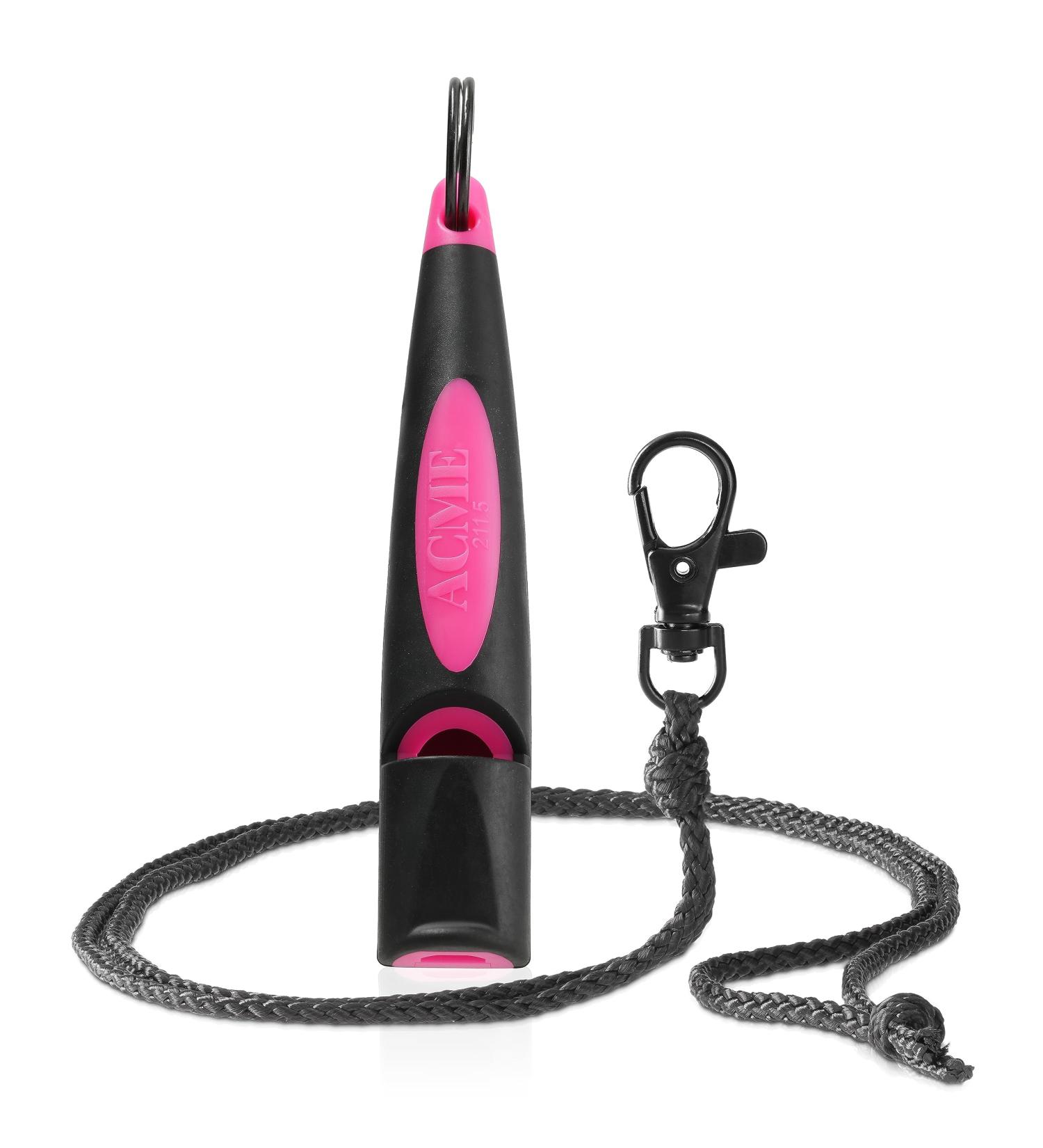 Acme Dog Whistle No. 211.5 - Free Black Pipe Band | Alpha | Ideal Recall Tool | Large Reach & Standardized Frequency (Black/DG Pink) - Buy Internationally! - Buy Online on GoSupps.com