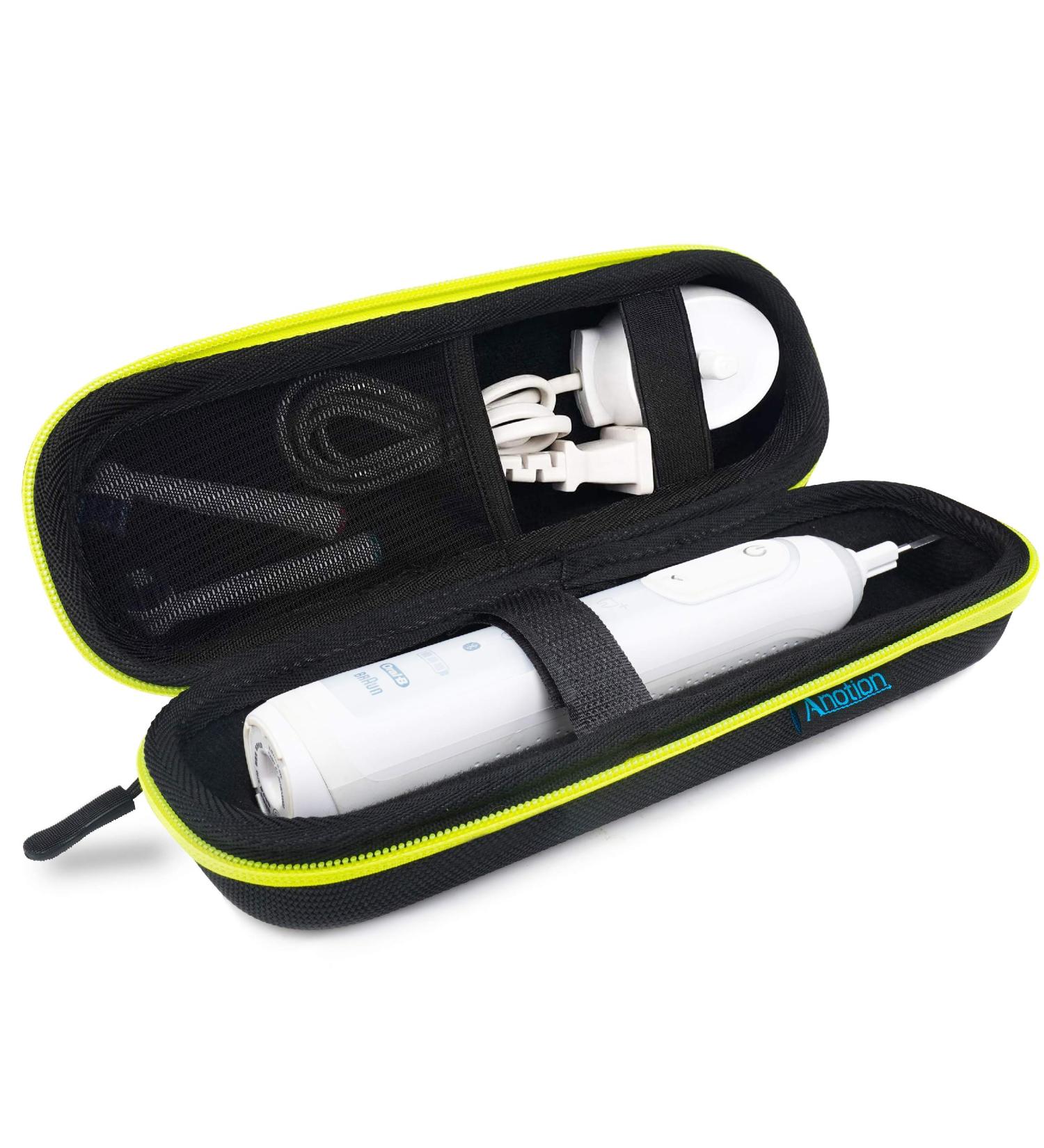 EVA Travel Case for Electric Toothbrush - Portable & Durable Toothbrush Holder - Green - Buy Online on GoSupps.com