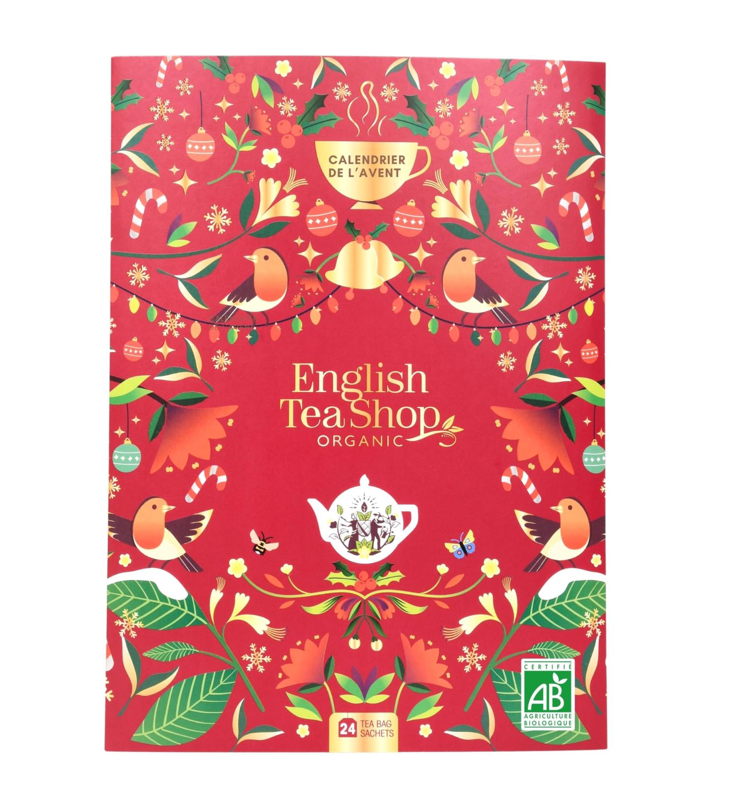 English Tea Shop - Organic tea and infusion advent calendar 2024 - Advent book - 24 tea bags and infusions to discover before - Buy Online on GoSupps.com