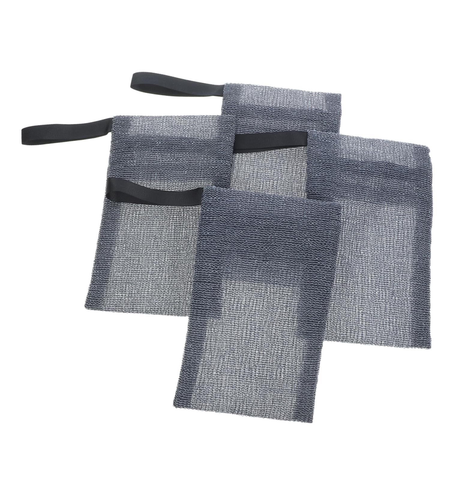 AUTSUPPL 4pcs Soap Bag Soap Holder Mesh Bags Baggies Soap Pouch for Bar Soap Bar Soap Scrubber Soap Net Nylon - Buy Online on GoSupps.com